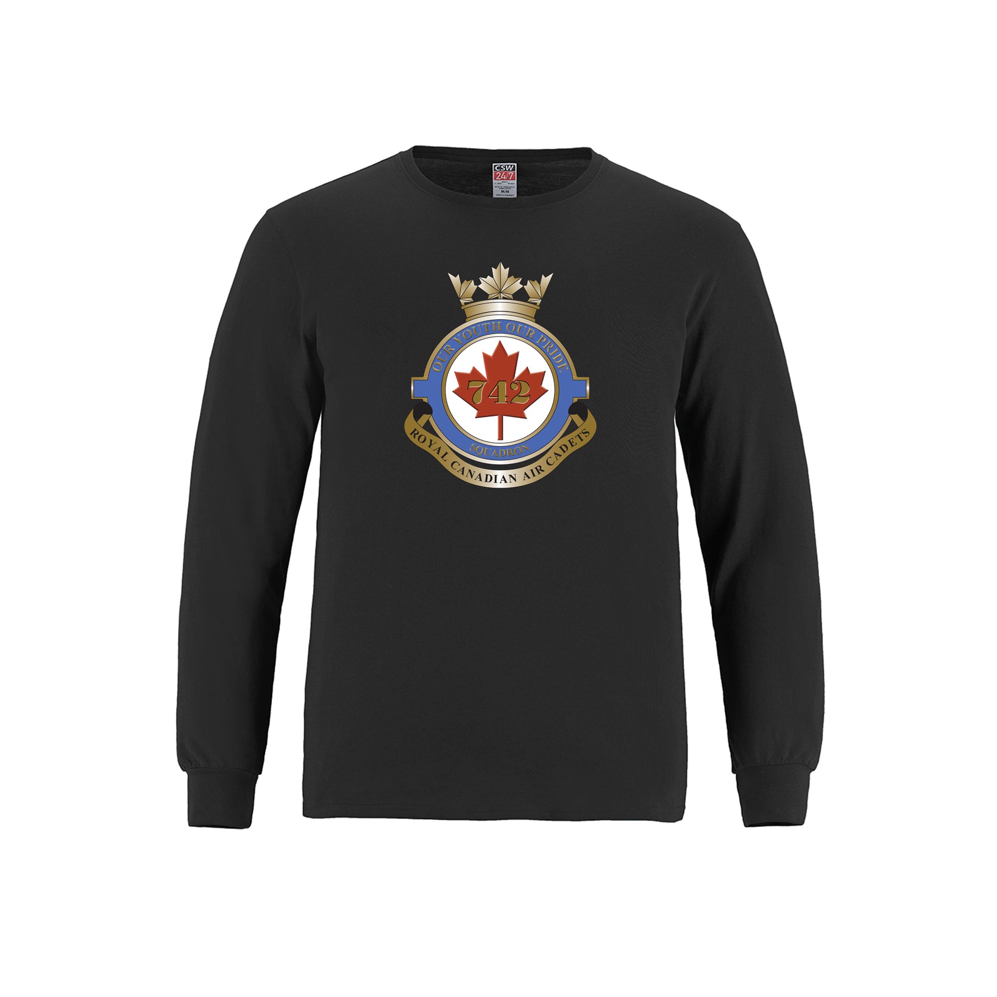 Adult Ring Spun Cotton Long Sleeve T-Shirt