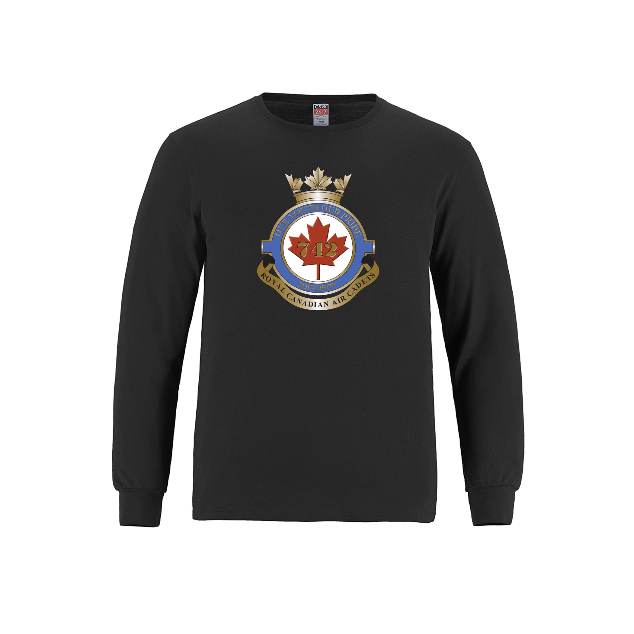 Adult Ring Spun Cotton Long Sleeve T-Shirt