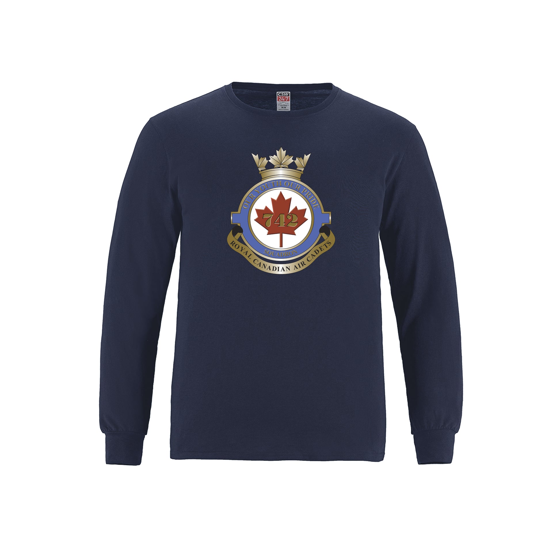 Adult Ring Spun Cotton Long Sleeve T-Shirt