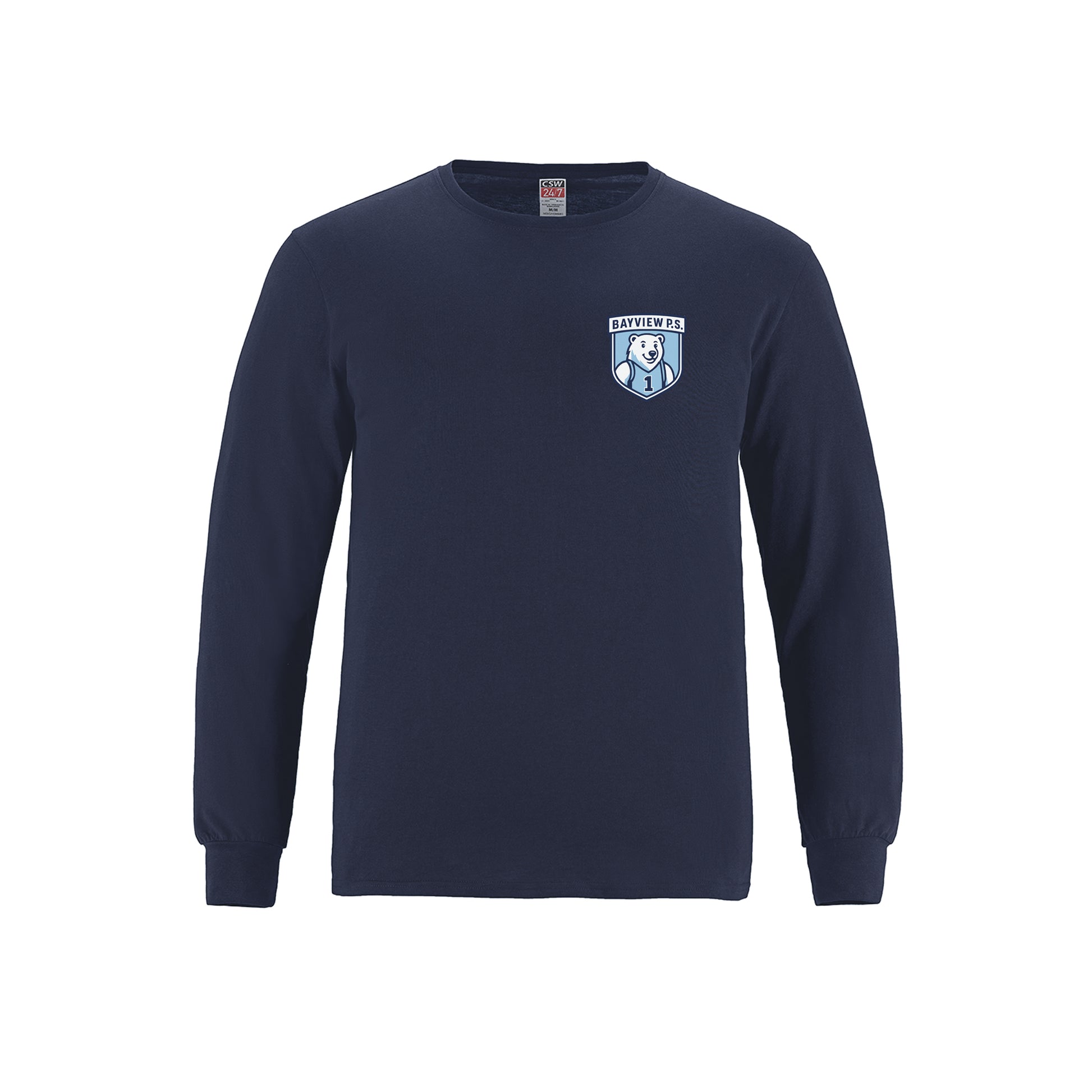 Adult Ring Spun Cotton Long Sleeve T-Shirt