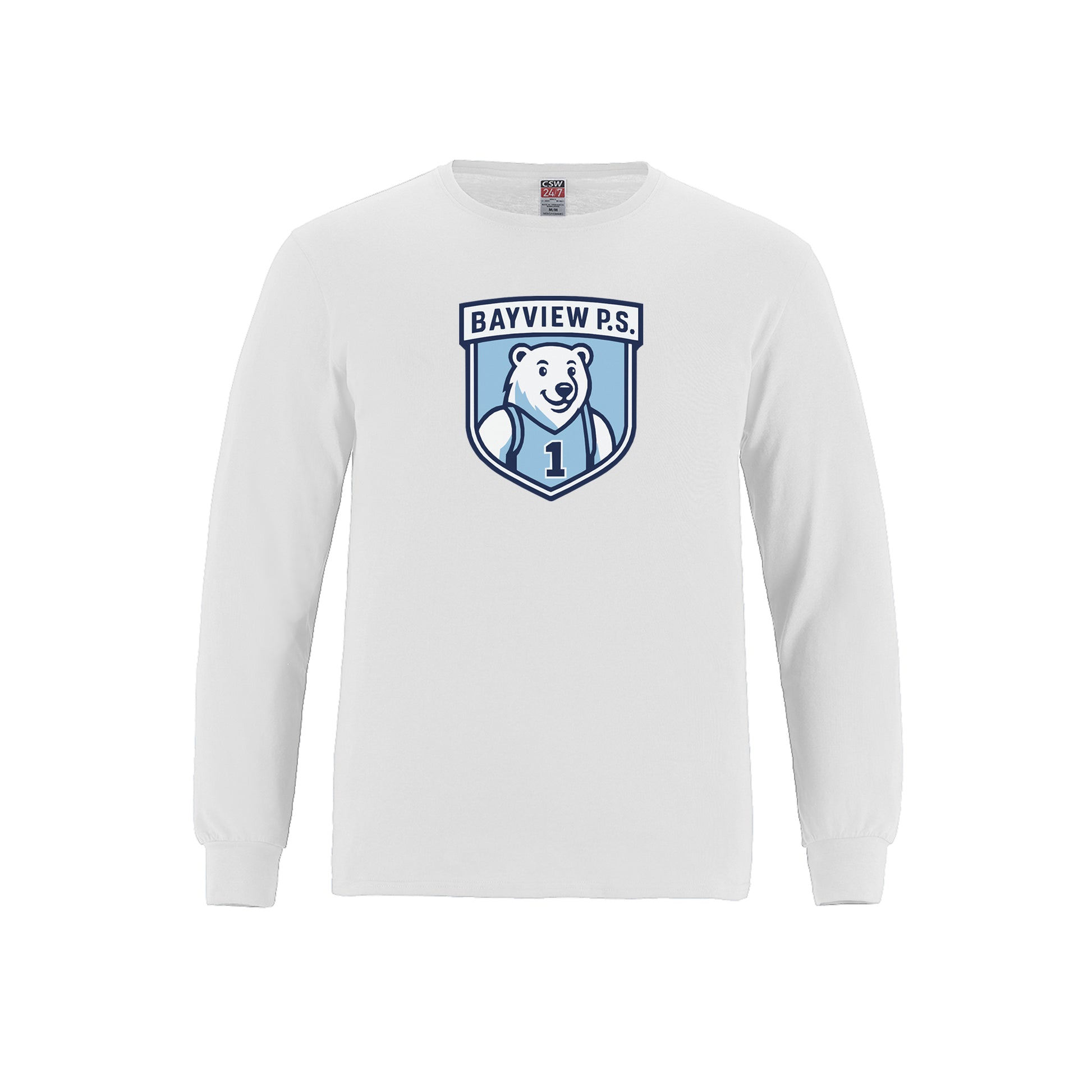 Youth Ring Spun Cotton Long Sleeve T-Shirt