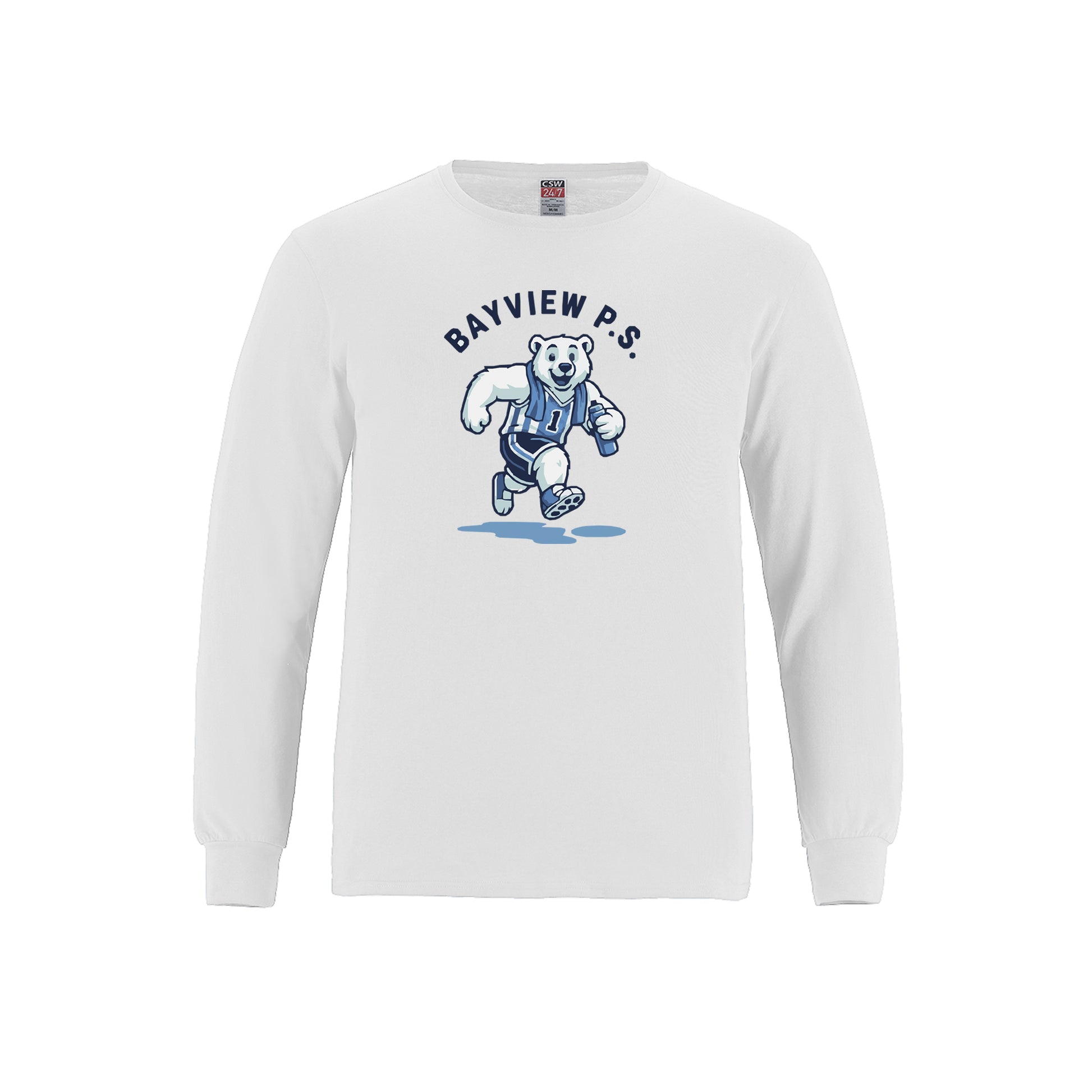 Youth Ring Spun Cotton Long Sleeve T-Shirt