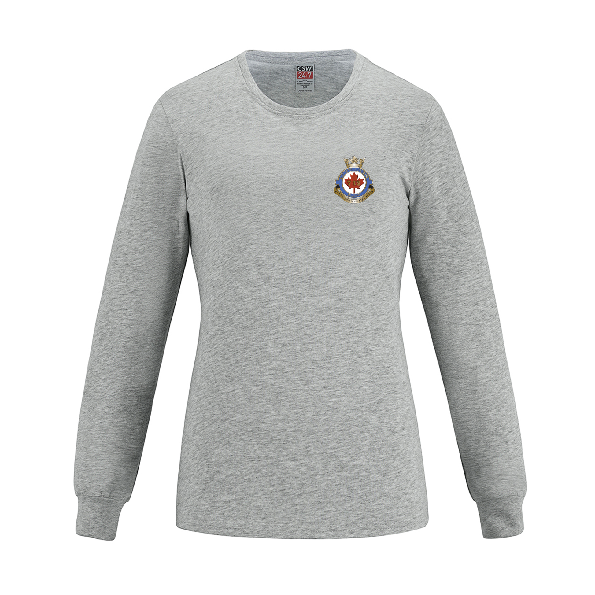 Ladies Ring Spun Cotton Long Sleeve T-Shirt