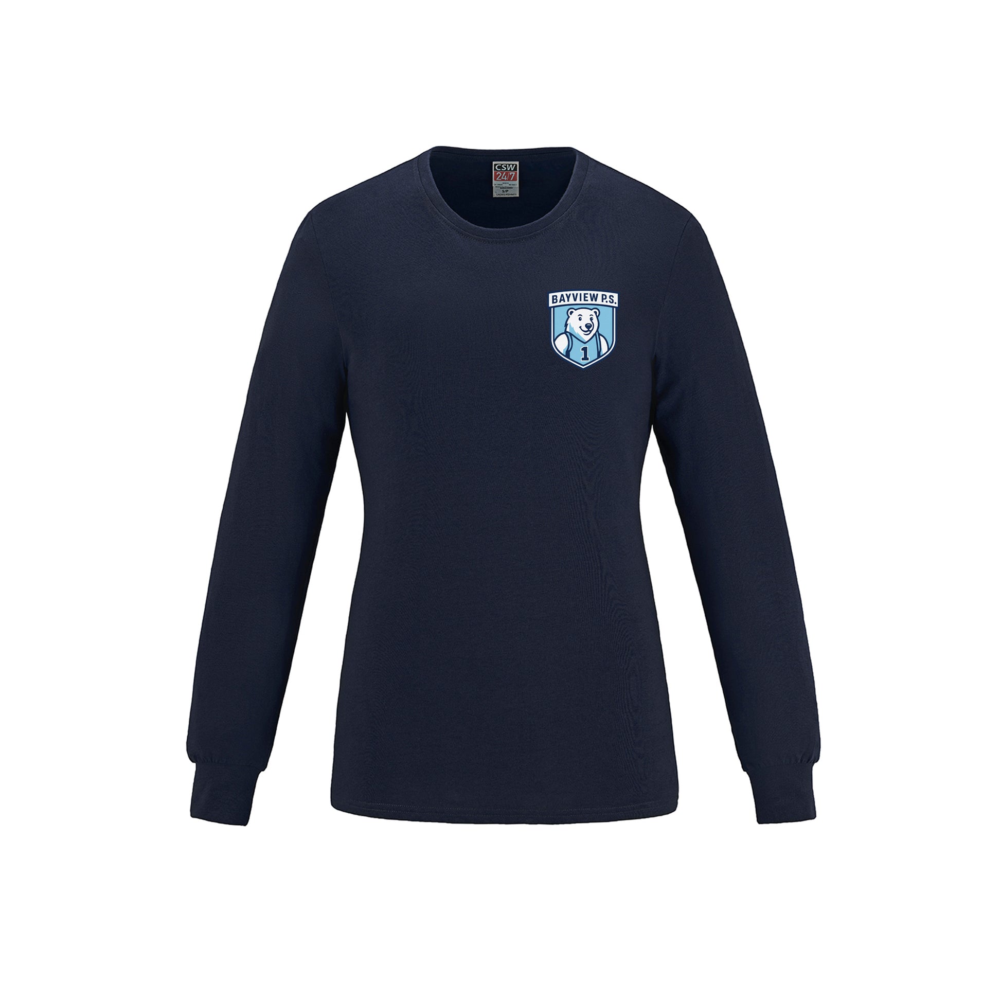 Ladies Ring Spun Cotton Long Sleeve T-Shirt