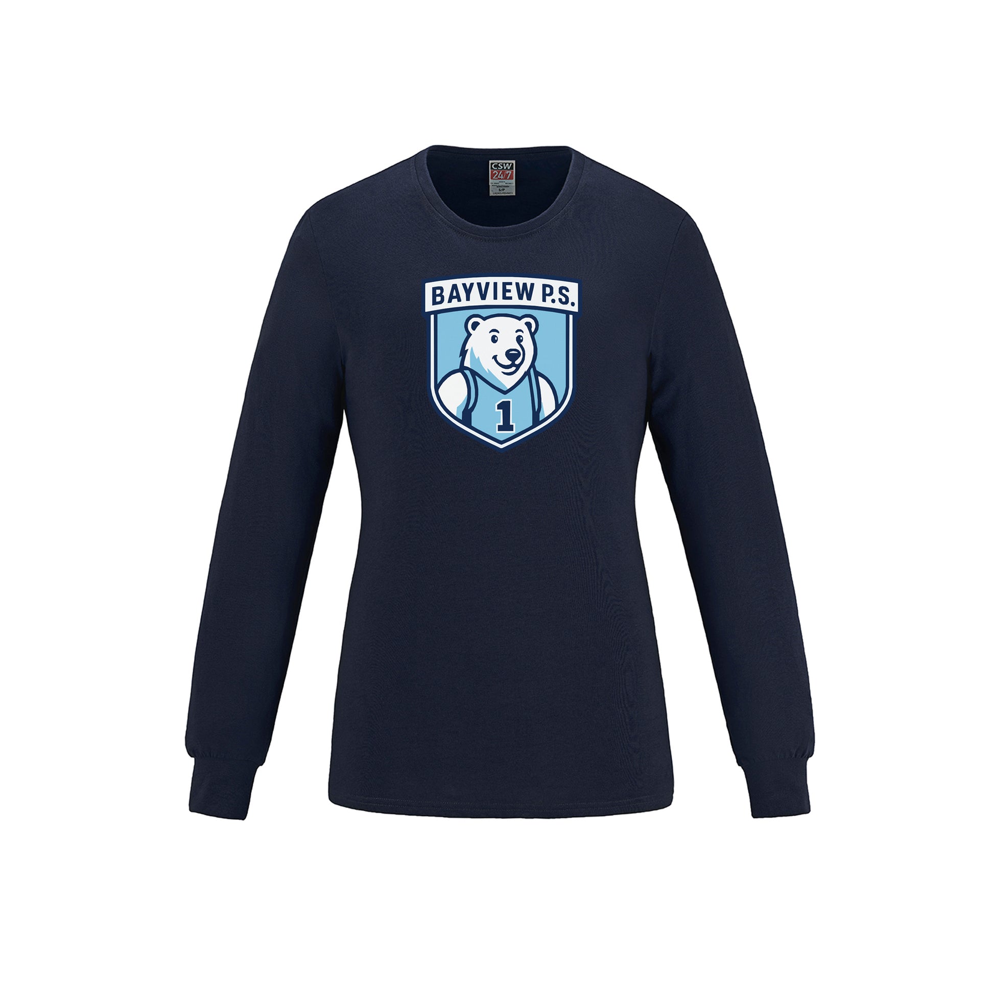 Ladies Ring Spun Cotton Long Sleeve T-Shirt