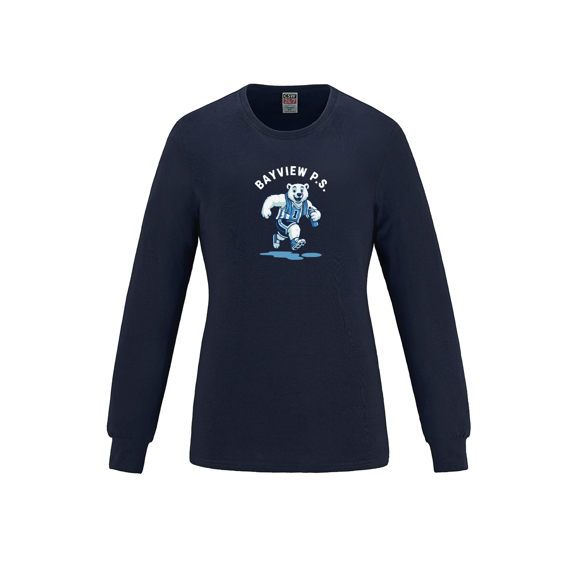 Ladies Ring Spun Cotton Long Sleeve T-Shirt