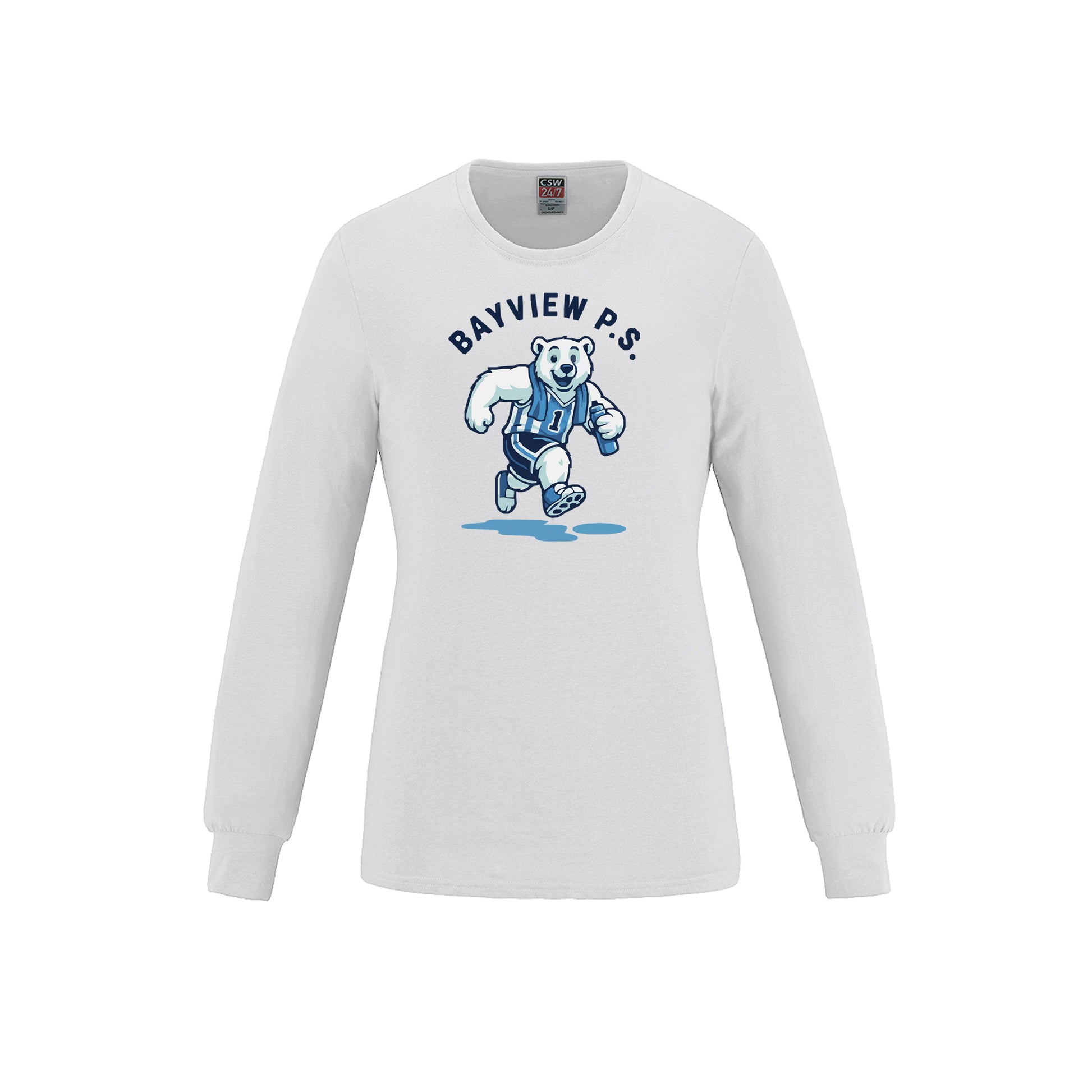 Ladies Ring Spun Cotton Long Sleeve T-Shirt