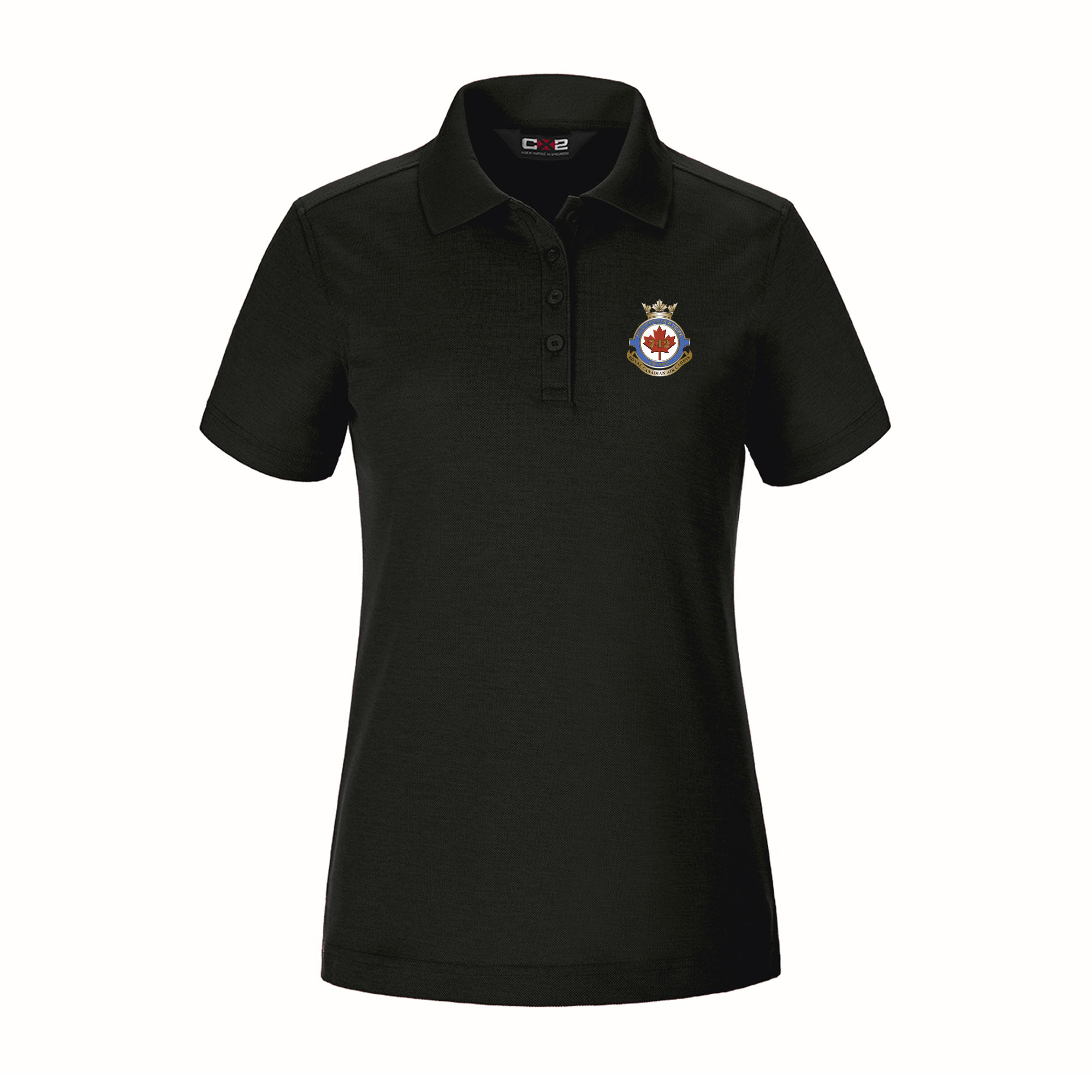 Polo en maille piquée pour femme