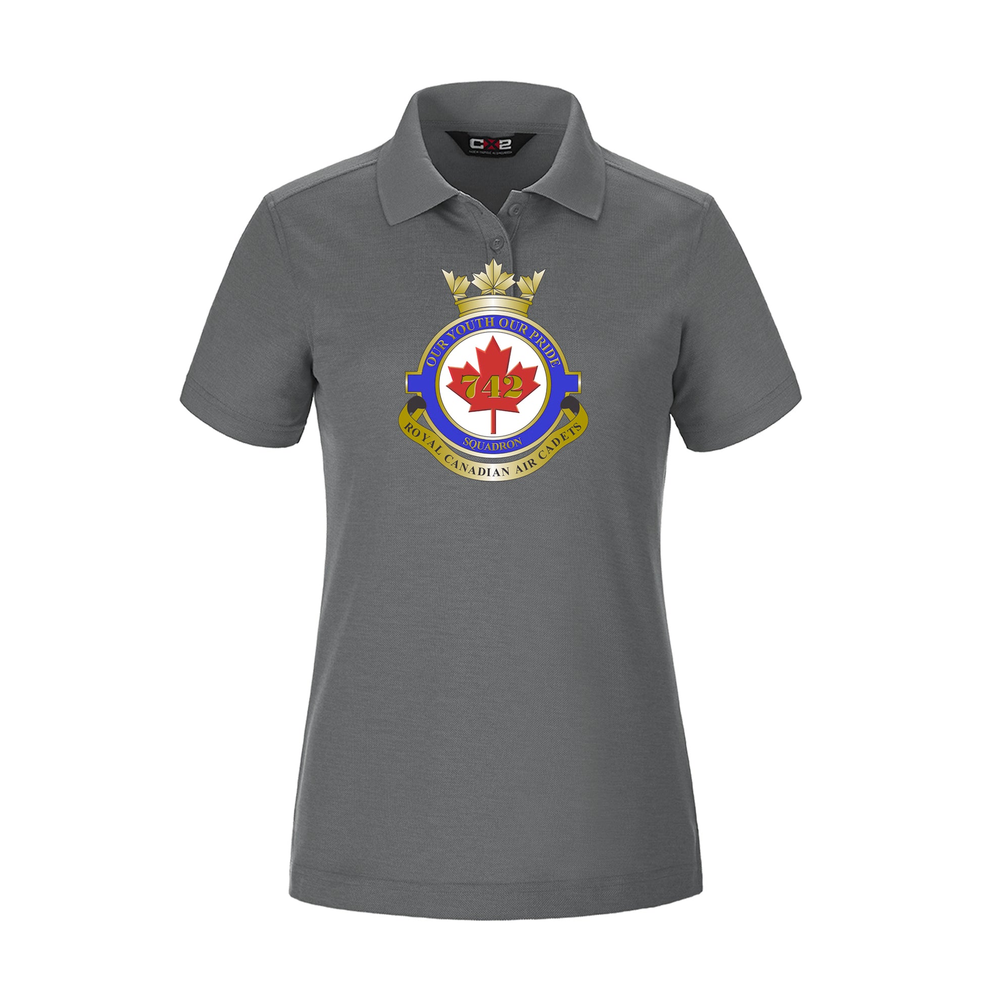 Ladies Pique Mesh Polo