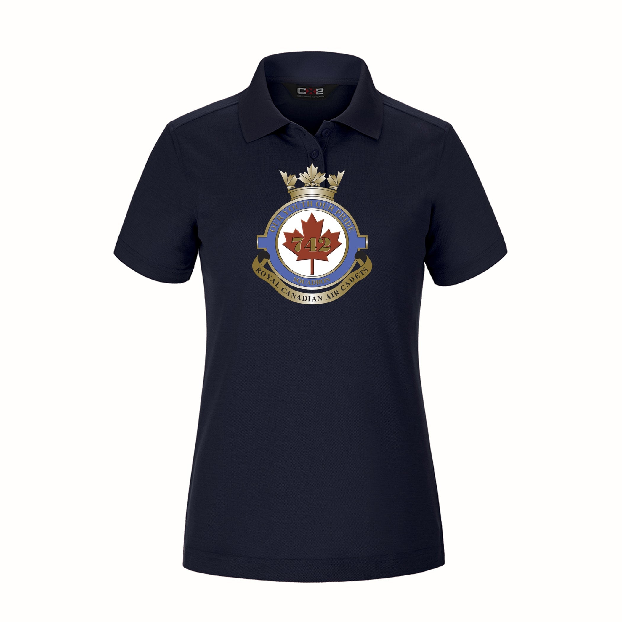 Polo en maille piquée pour femme