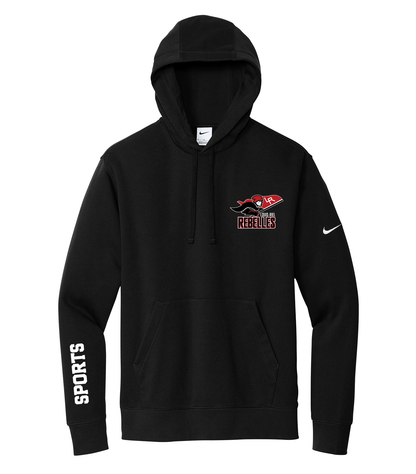 NIKE CLUB FLEECE SLEEVE SWOOSH PULLOVER HOODIE