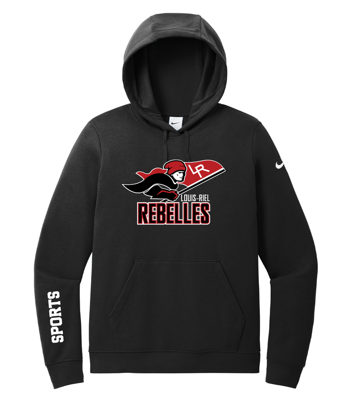 NIKE CLUB FLEECE SLEEVE SWOOSH LADIES' HOODIE