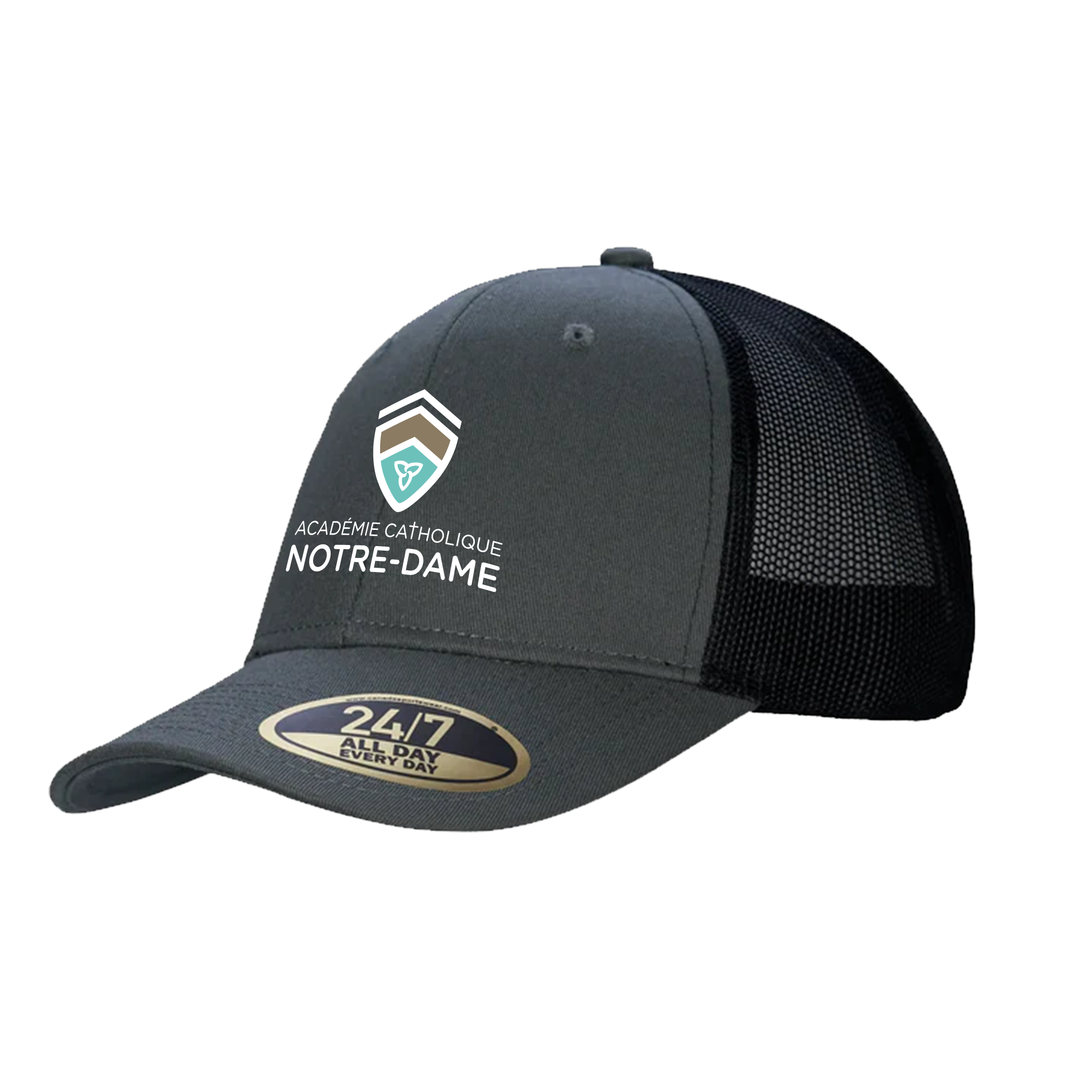 Casquette trucker à fermeture snapback