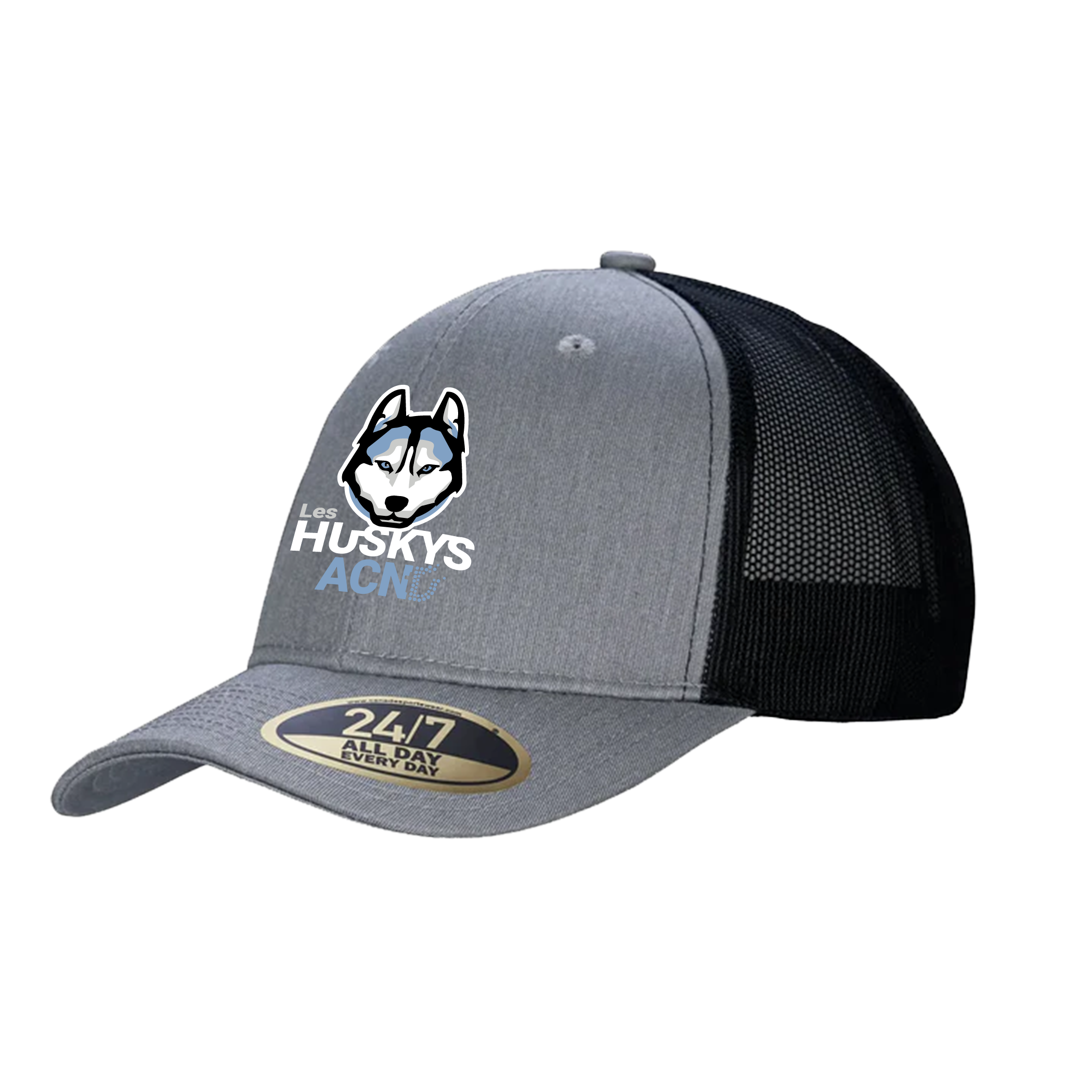 Casquette trucker à fermeture snapback