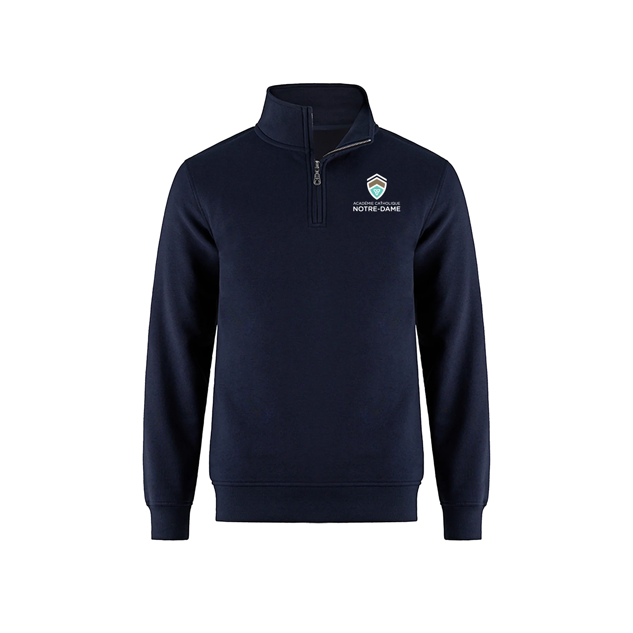 Sweat-shirt à fermeture éclair 1/4 pour enfant