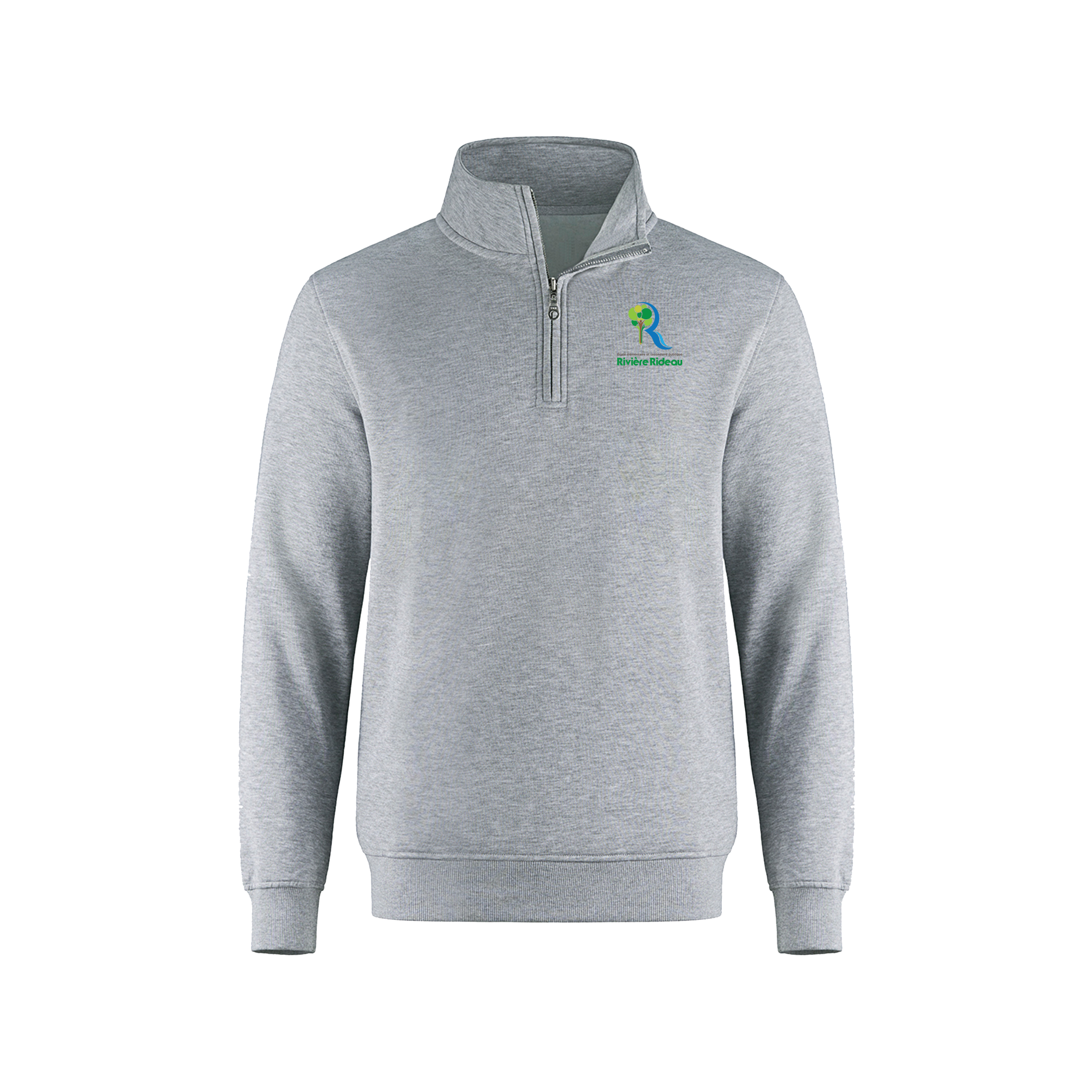 Sweat-shirt à fermeture éclair 1/4 pour enfant