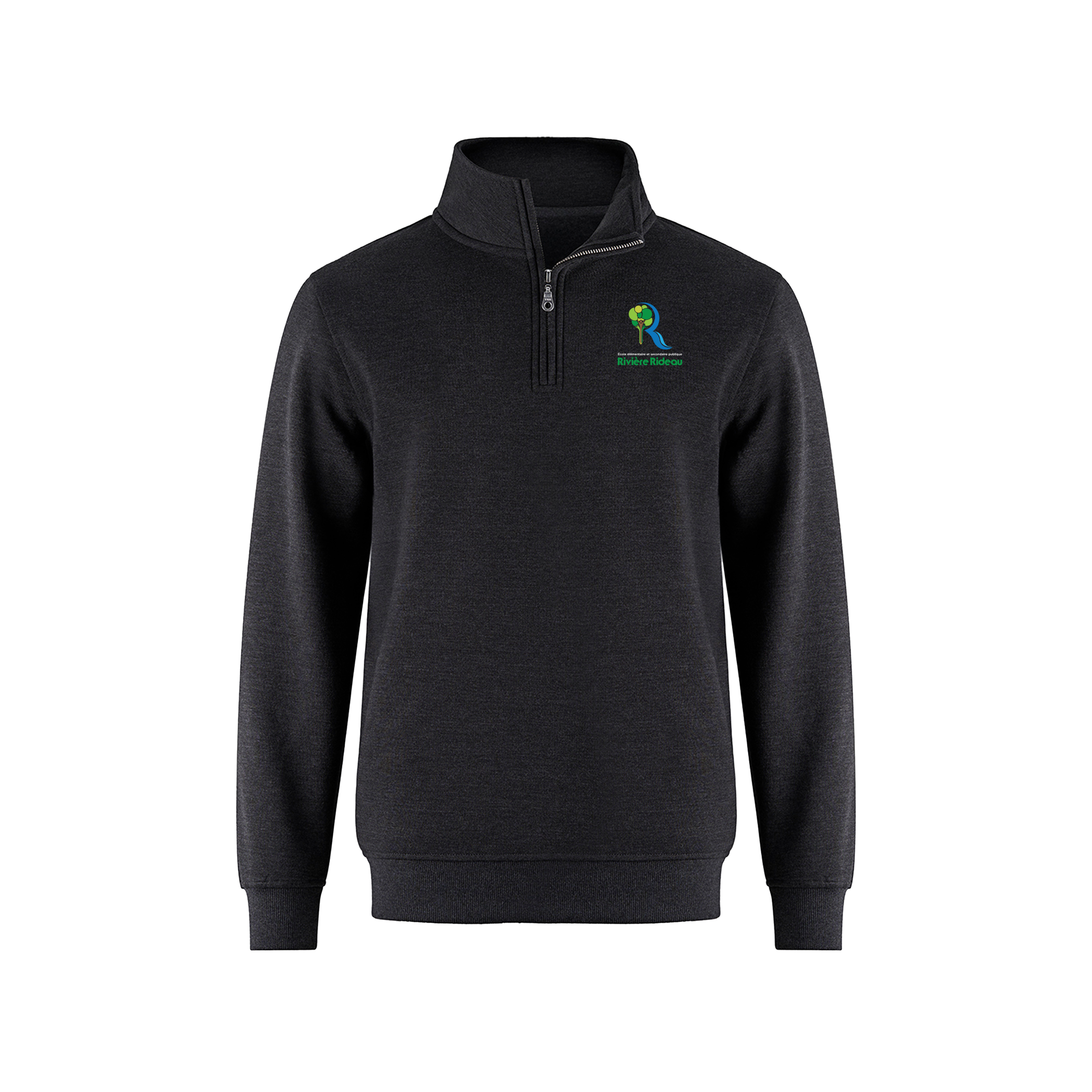 Sweat-shirt à fermeture éclair 1/4 pour enfant