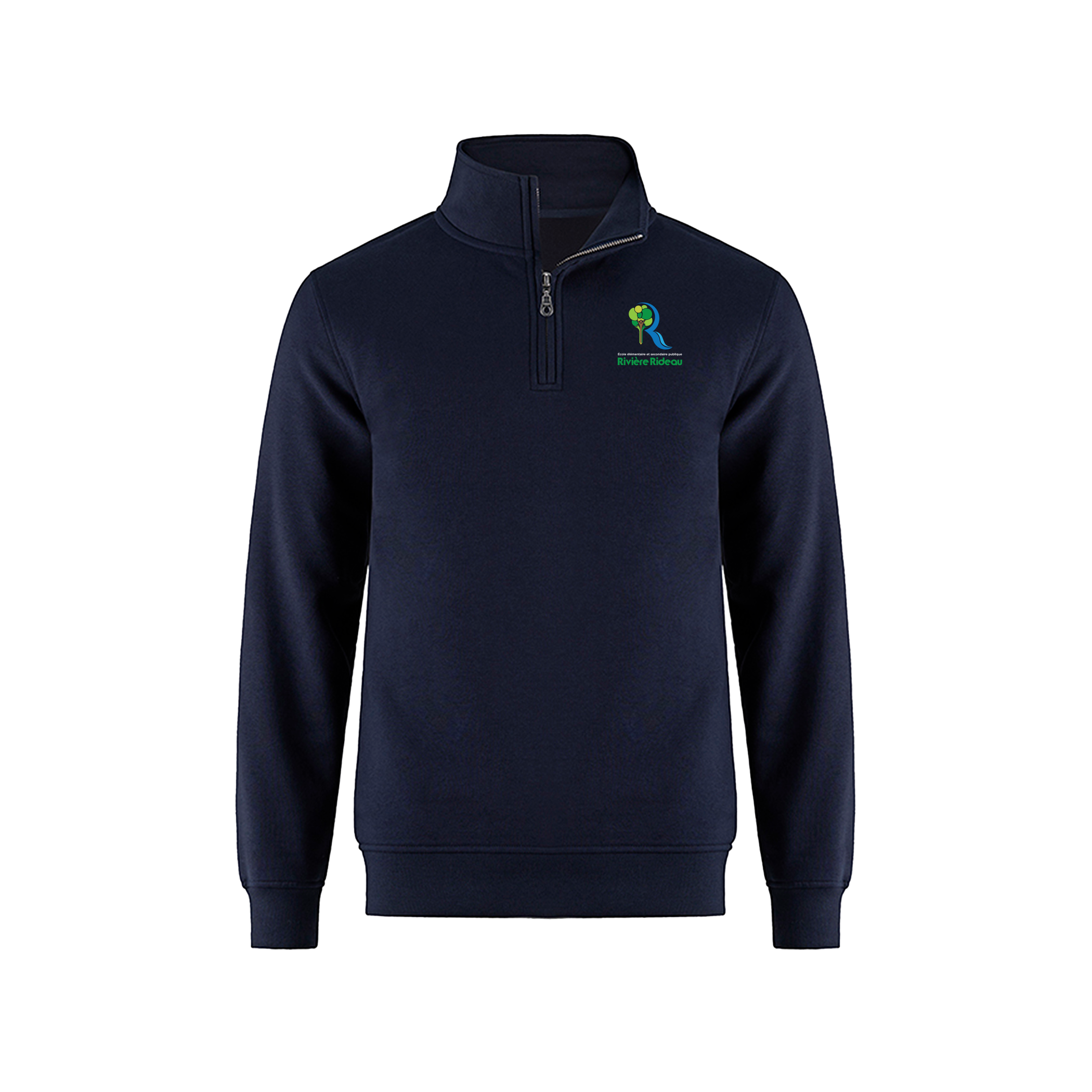 Sweat-shirt à fermeture éclair 1/4 pour enfant