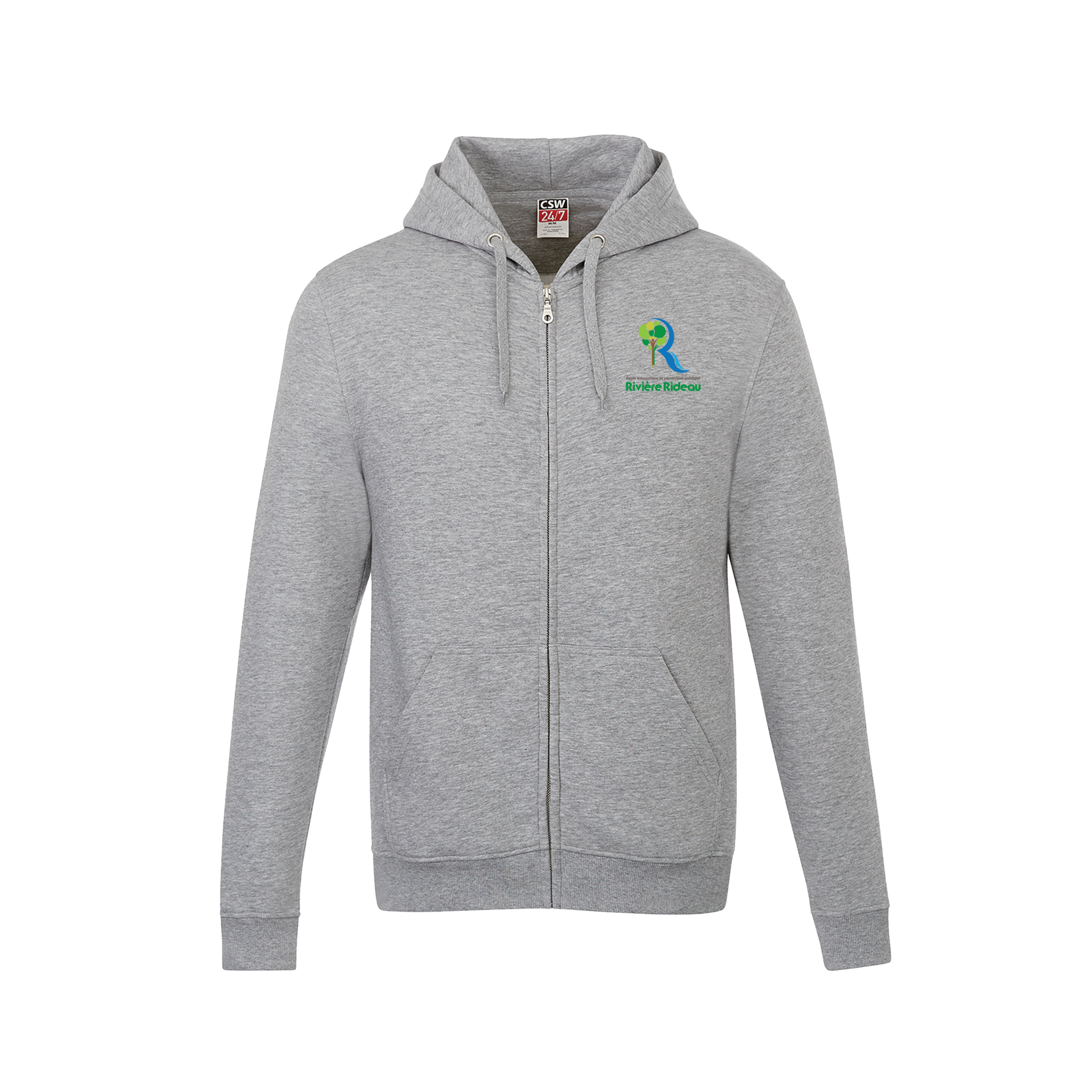 Sweat-shirt zippé pour jeunes