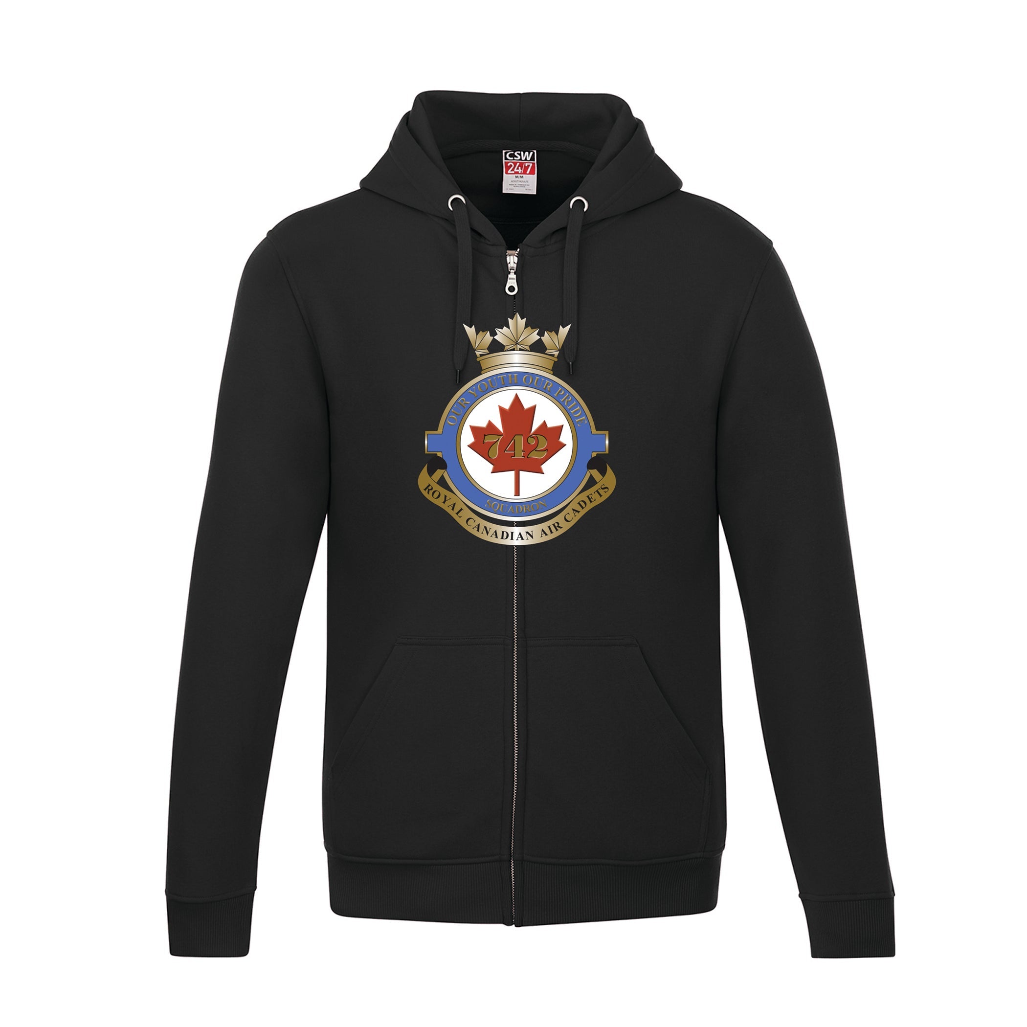 Sweat-shirt zippé pour jeunes