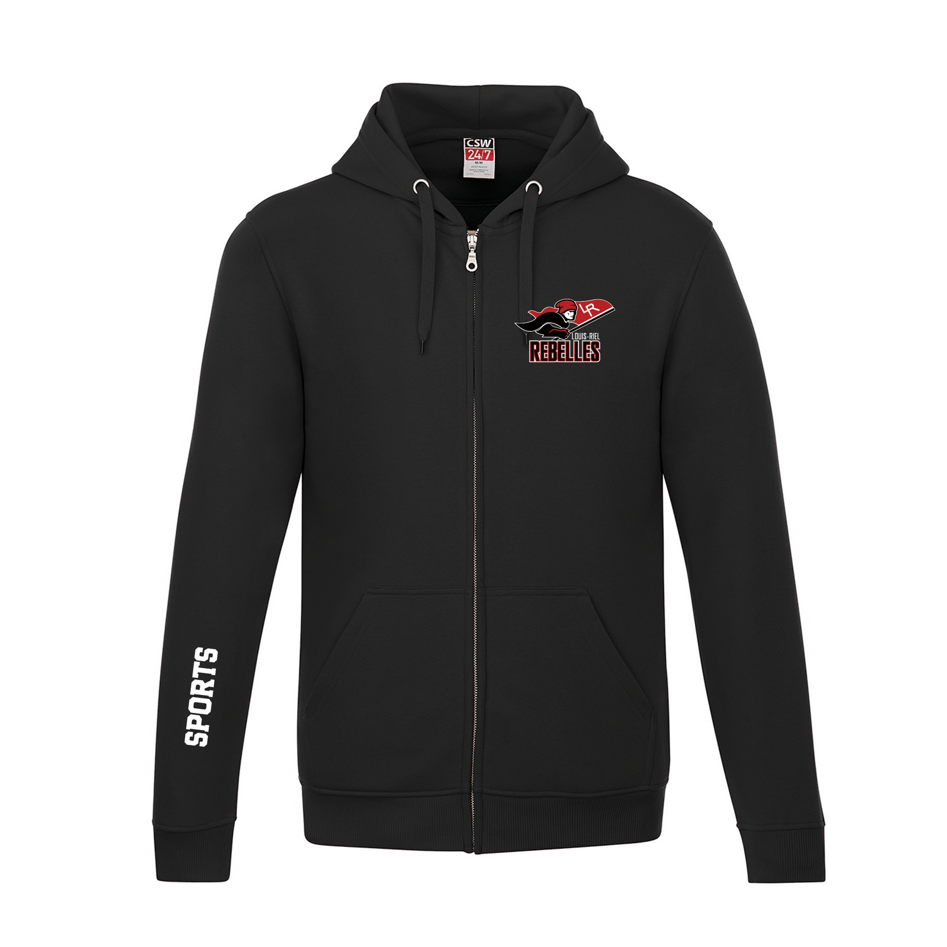 Adult Full Zip Hooded Sweatshirt