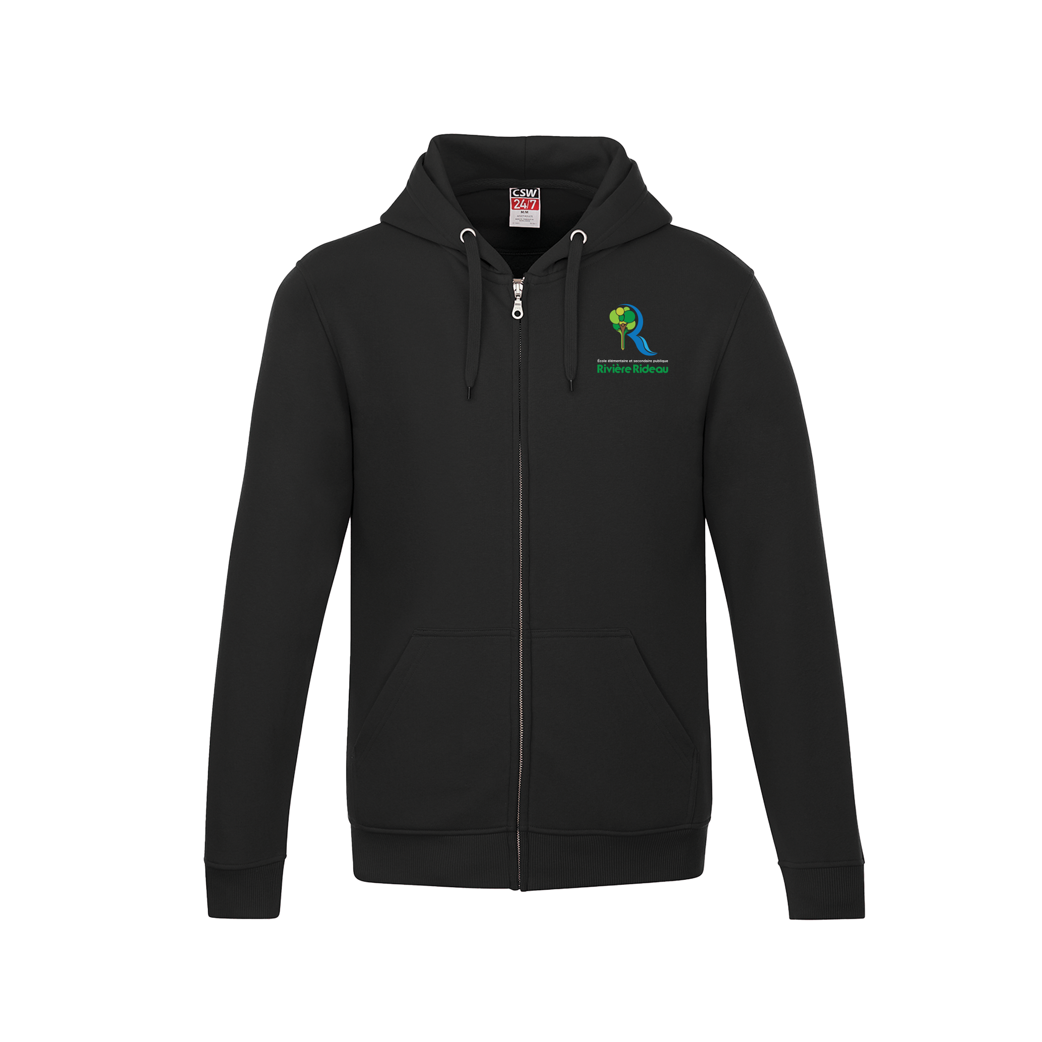 Sweat-shirt zippé pour jeunes