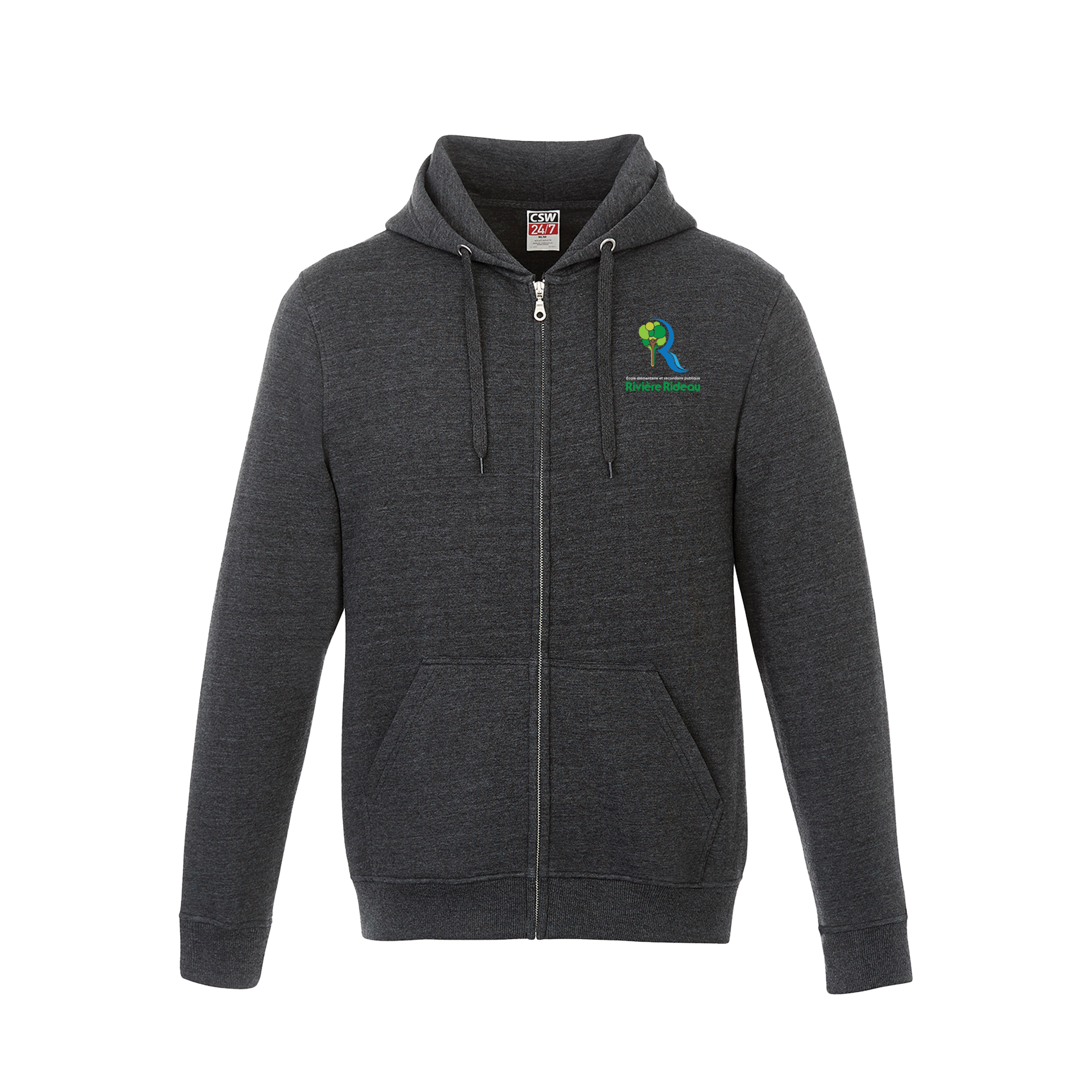 Sweat-shirt zippé pour jeunes
