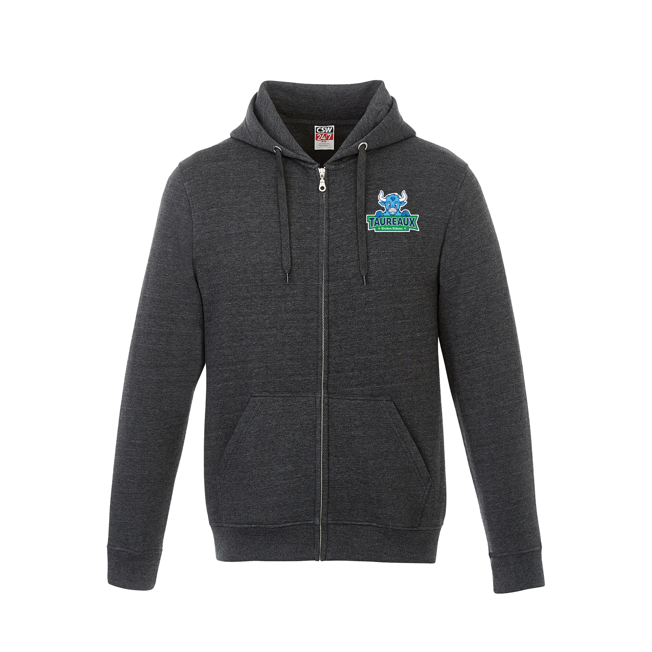 Sweat-shirt zippé pour jeunes