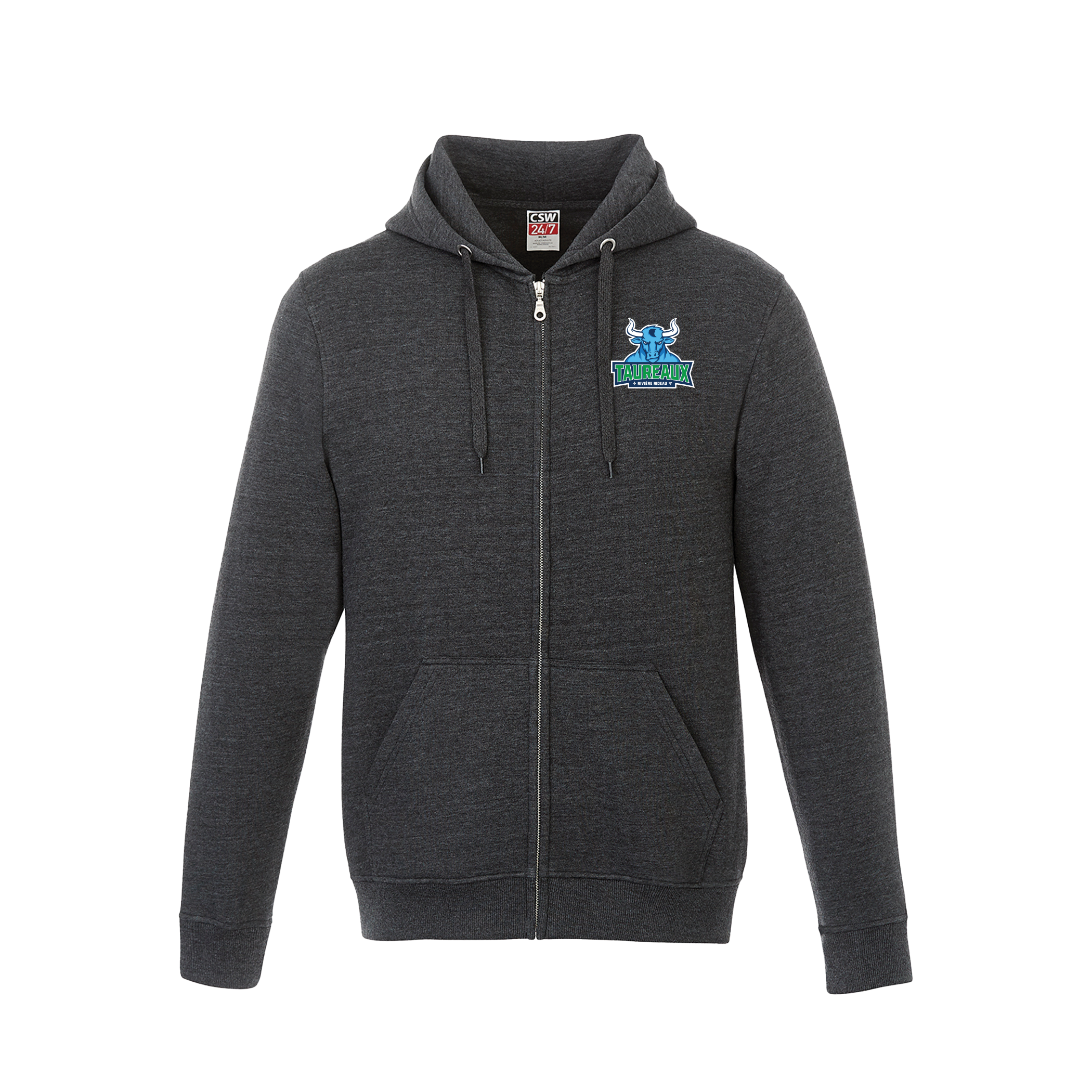 Sweat-shirt zippé pour jeunes