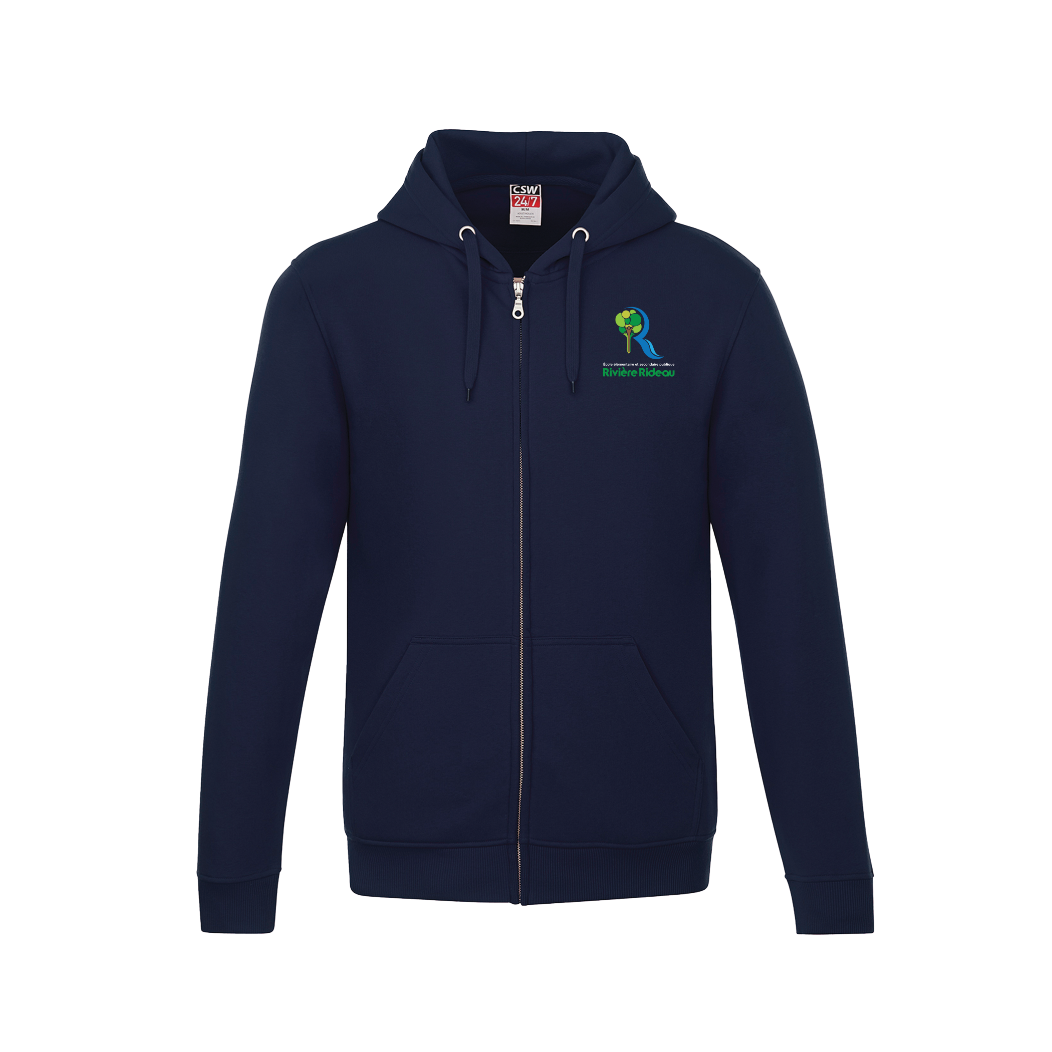 Sweat-shirt zippé pour jeunes