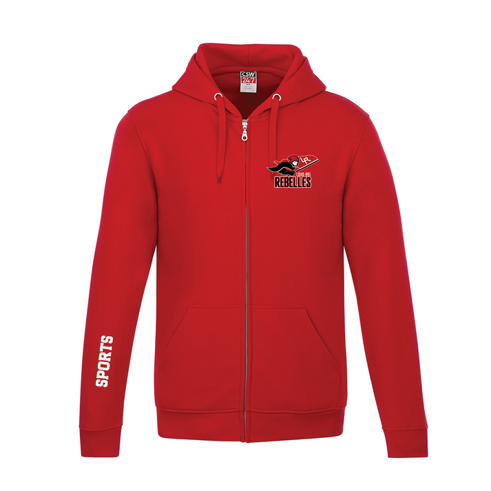 Adult Full Zip Hooded Sweatshirt