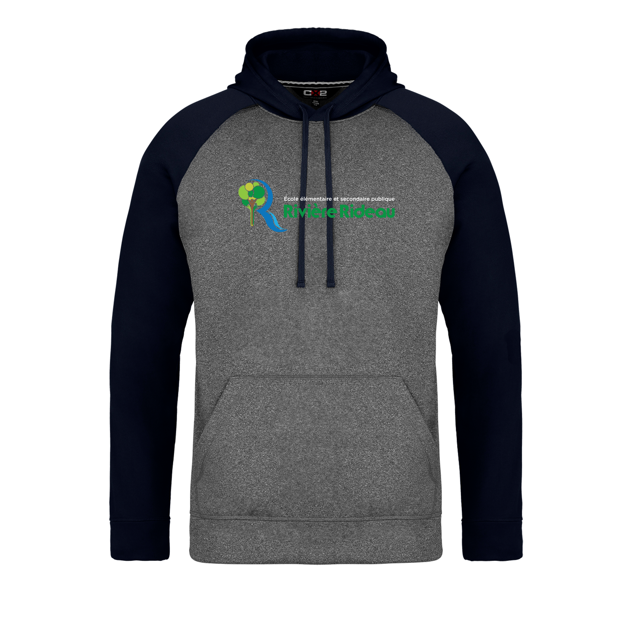 Sweat-shirt à capuche en polyester pour jeunes