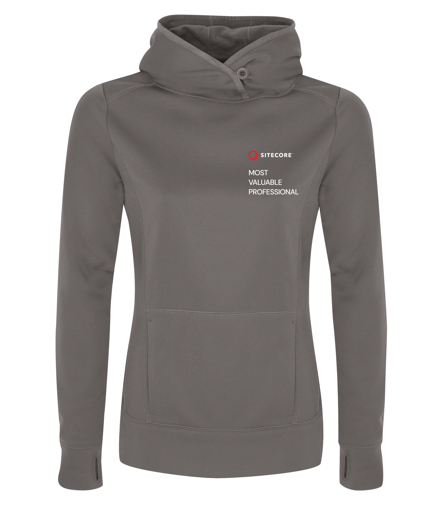 Sweat à capuche en polaire pour femme