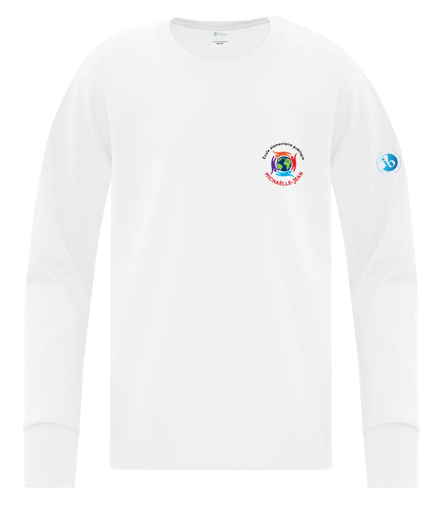 MJE - T-shirt pour jeunes à manches longues en coton ATC Everyday