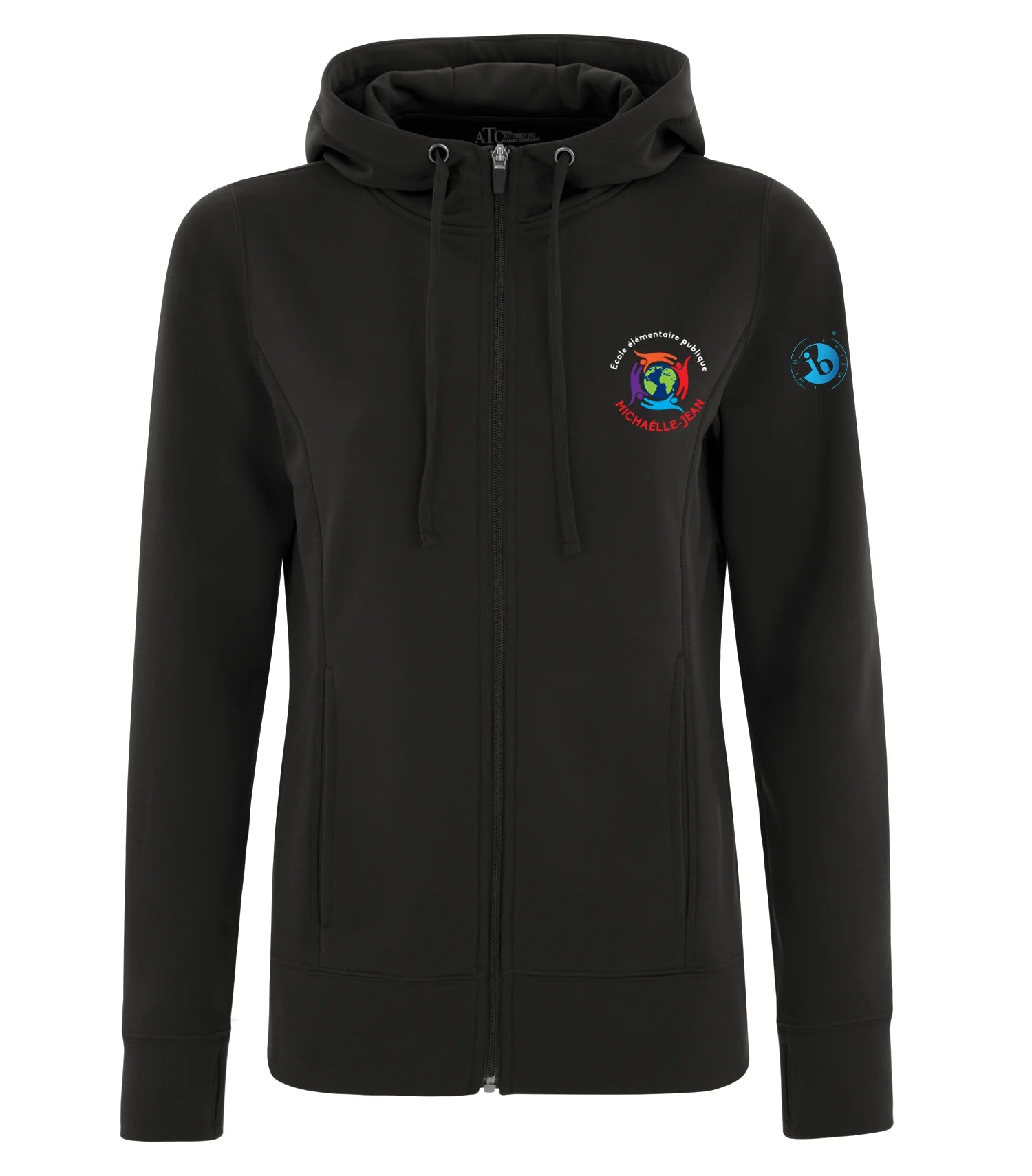 POLYFLEECE FULL ZIP HOODED LADIES&