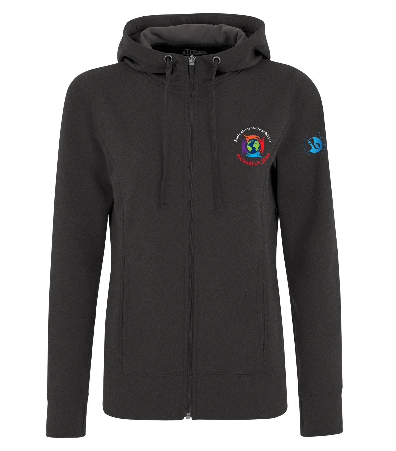 POLYFLEECE FULL ZIP HOODED LADIES&