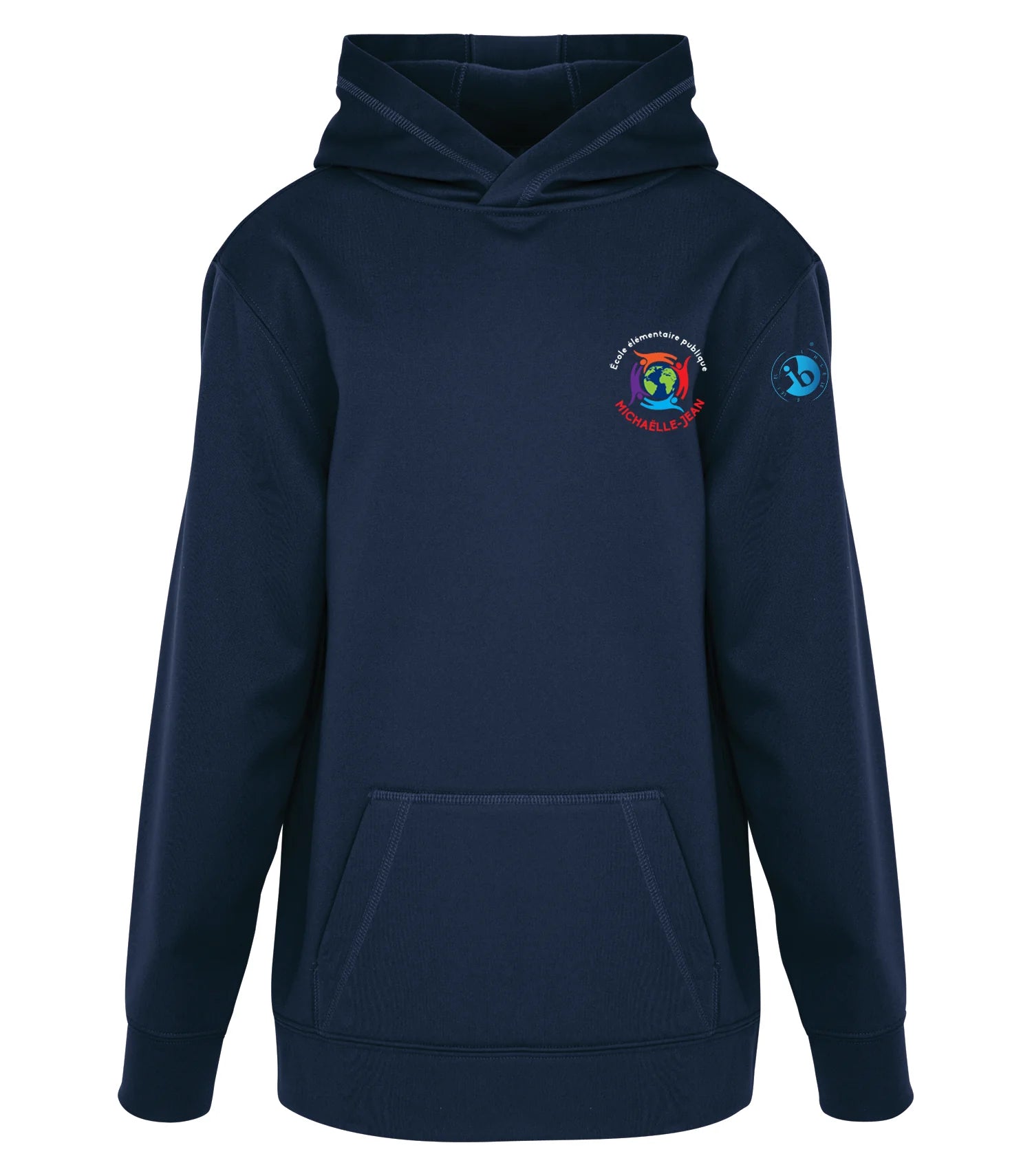 POLYFLEECE HOODED YOUTH SWEATSHIRT