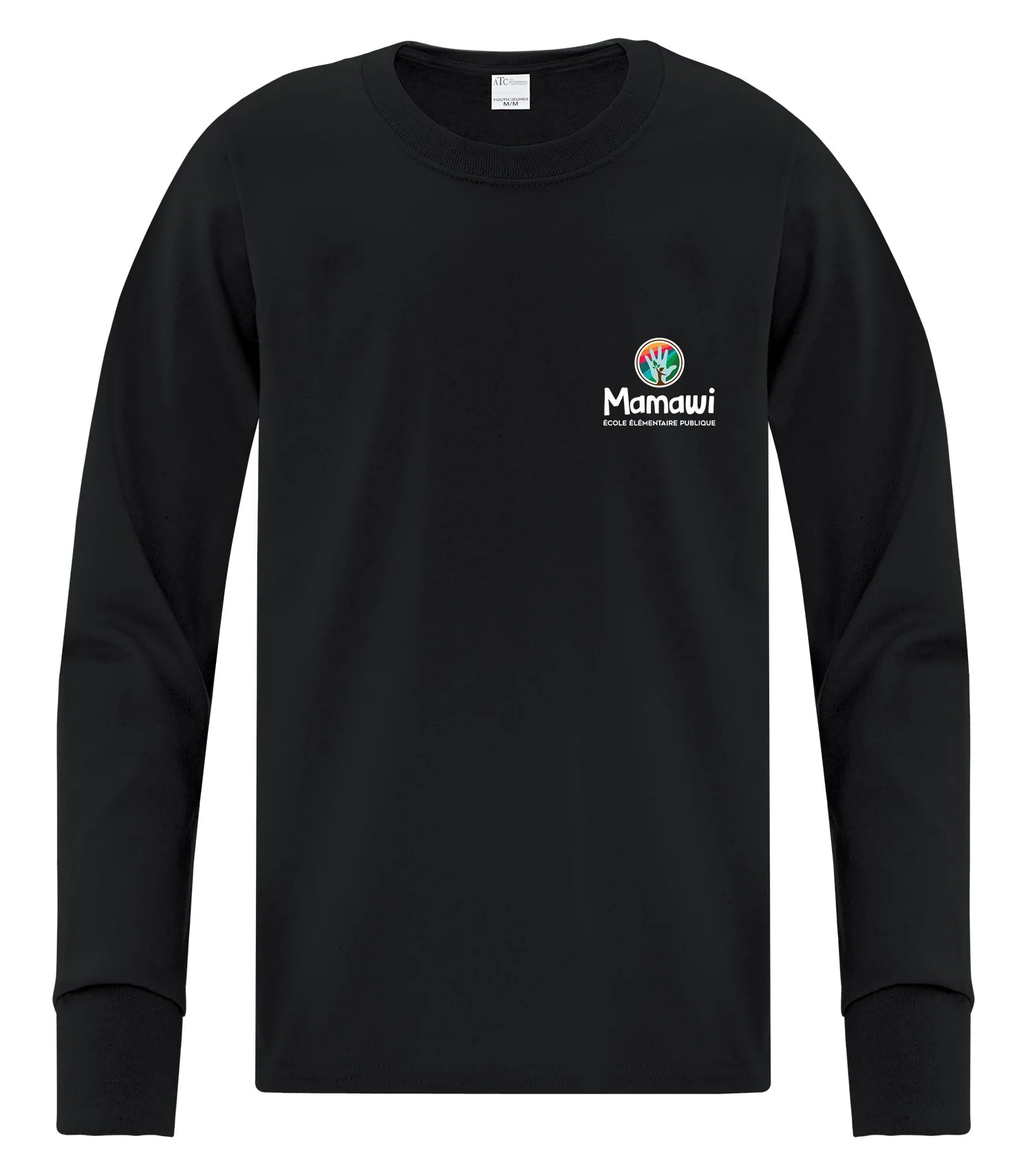 T-shirt à manches longues en coton pour jeunes