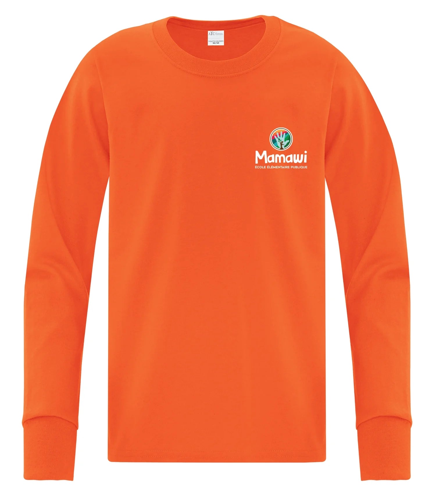 T-shirt à manches longues en coton pour jeunes