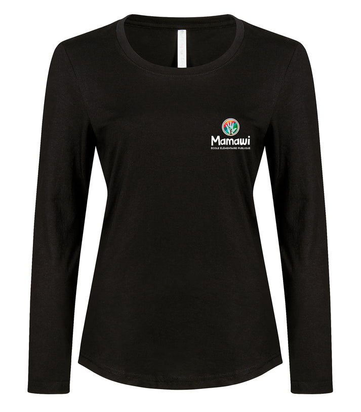 COMBED AND RING SPUN LONG SLEEVE LADIES' TEE