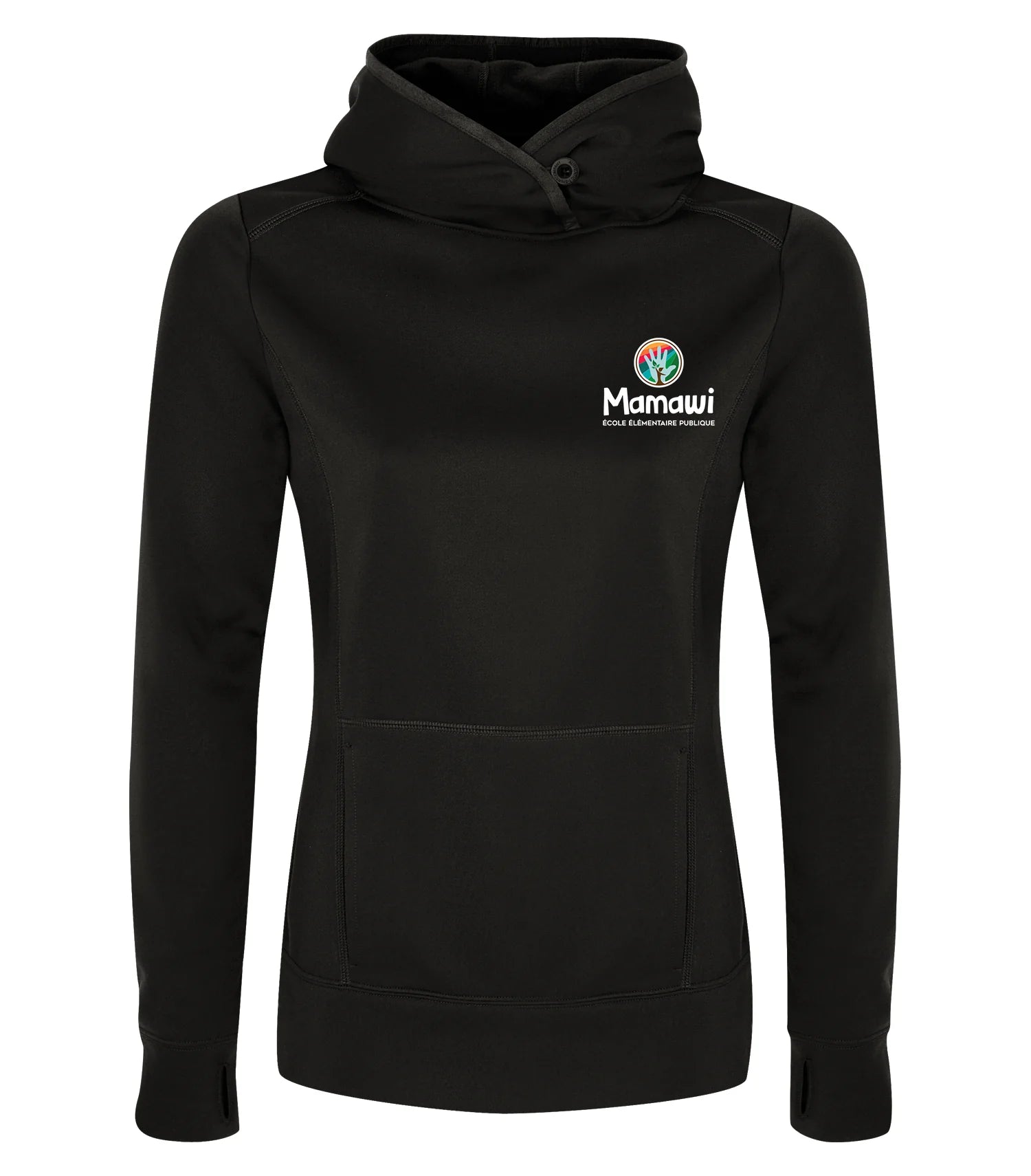 SWEAT-SHIRT À CAPUCHE EN POLYPOLAIRE POUR FEMME 