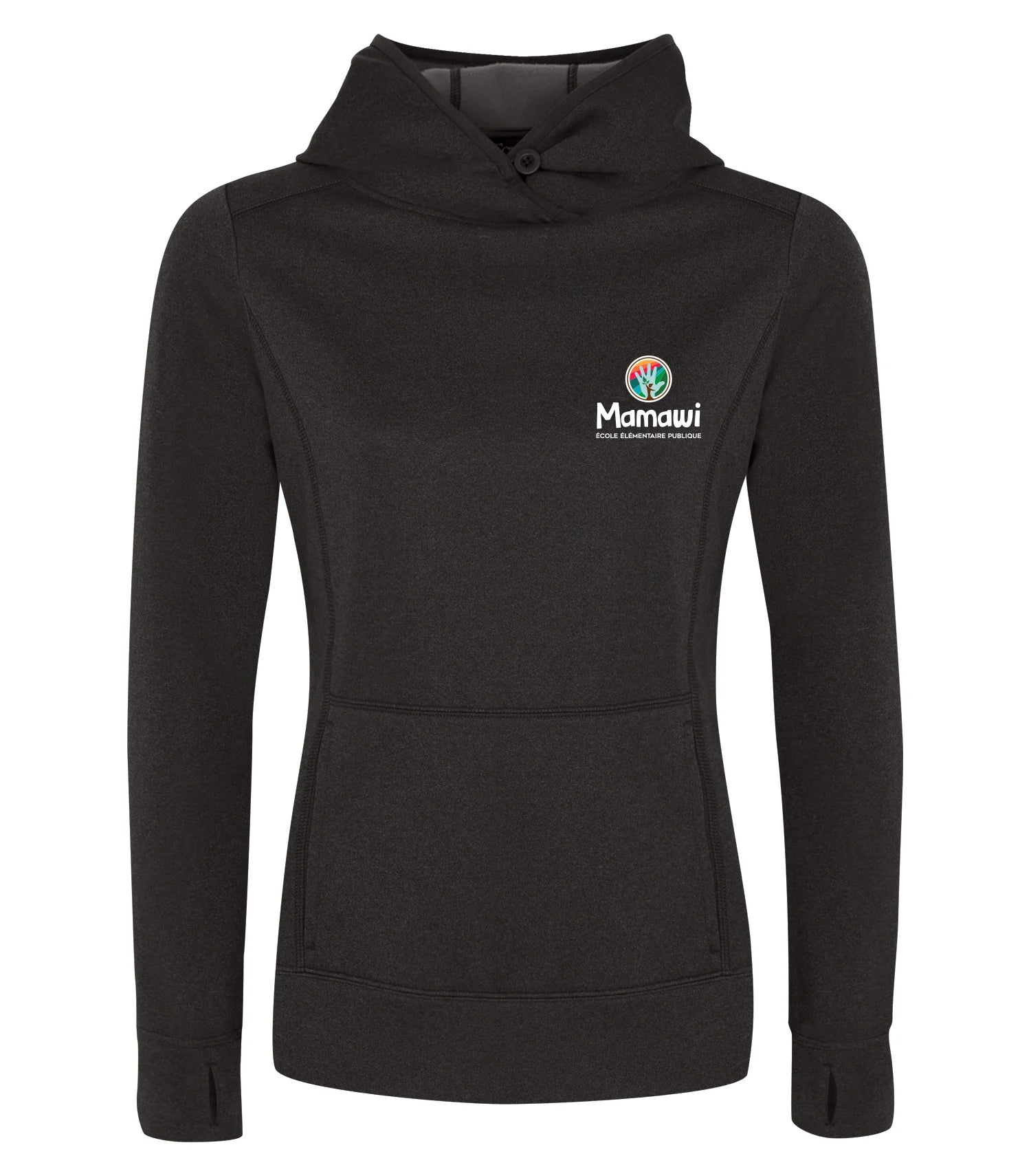 SWEAT-SHIRT À CAPUCHE EN POLYPOLAIRE POUR FEMME 