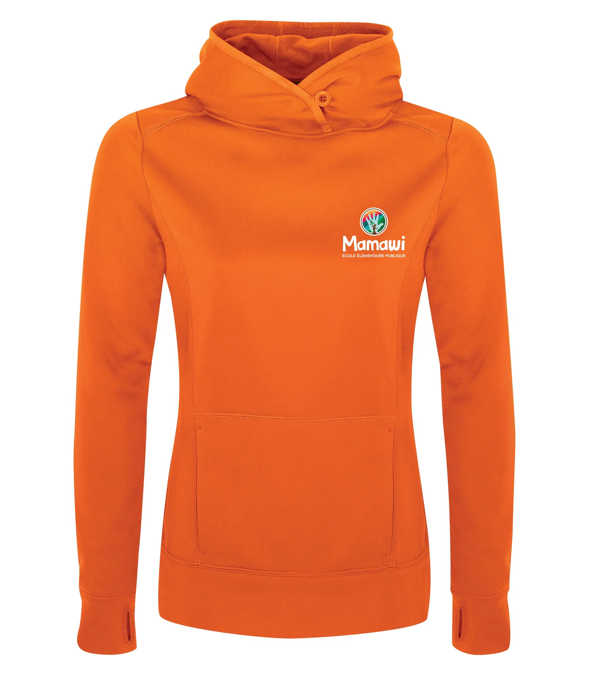 SWEAT-SHIRT À CAPUCHE EN POLYPOLAIRE POUR FEMME 