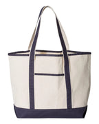 Grand fourre-tout de luxe en toile Q-Tees, 34,6 L