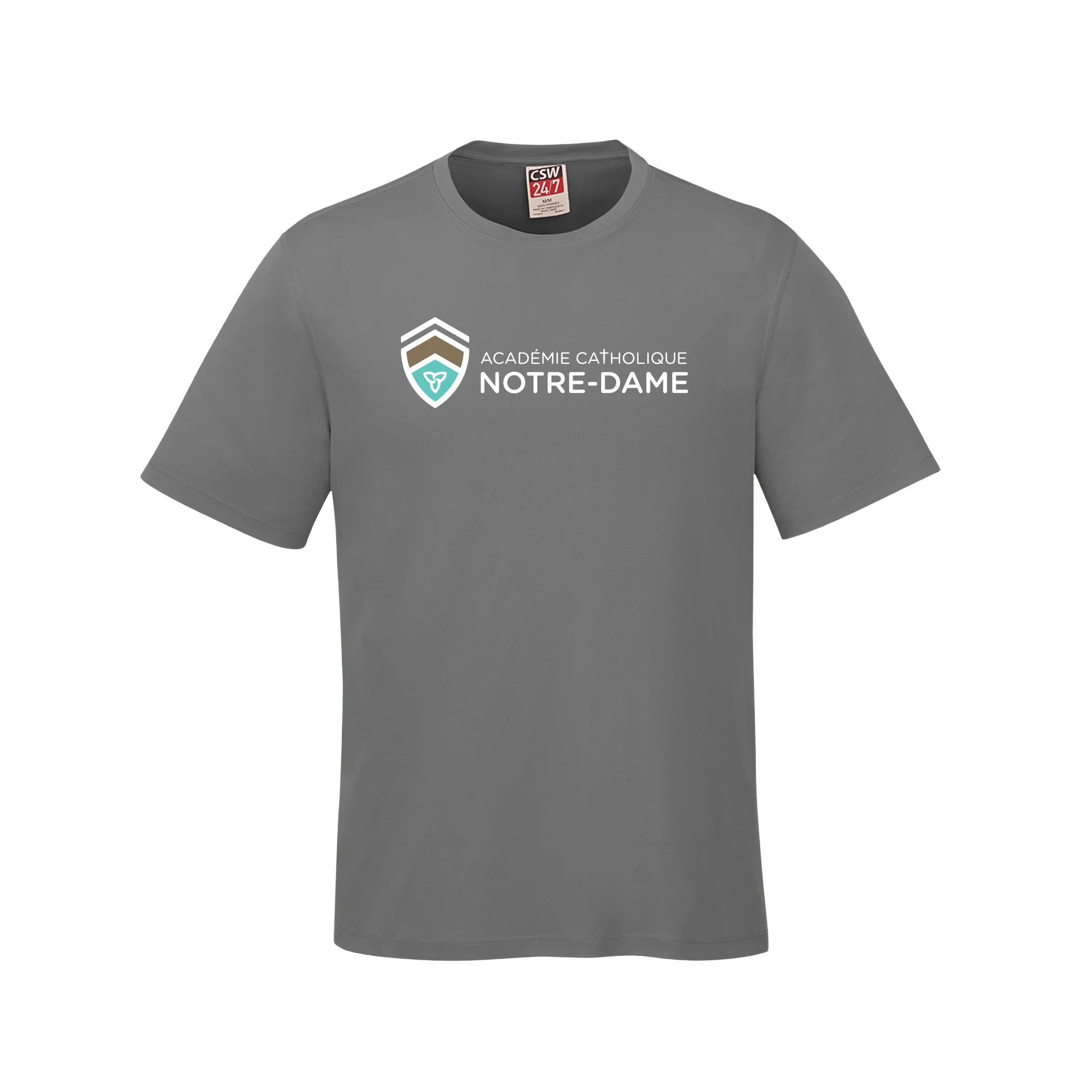 T-shirt en coton filé à anneaux pour jeunes