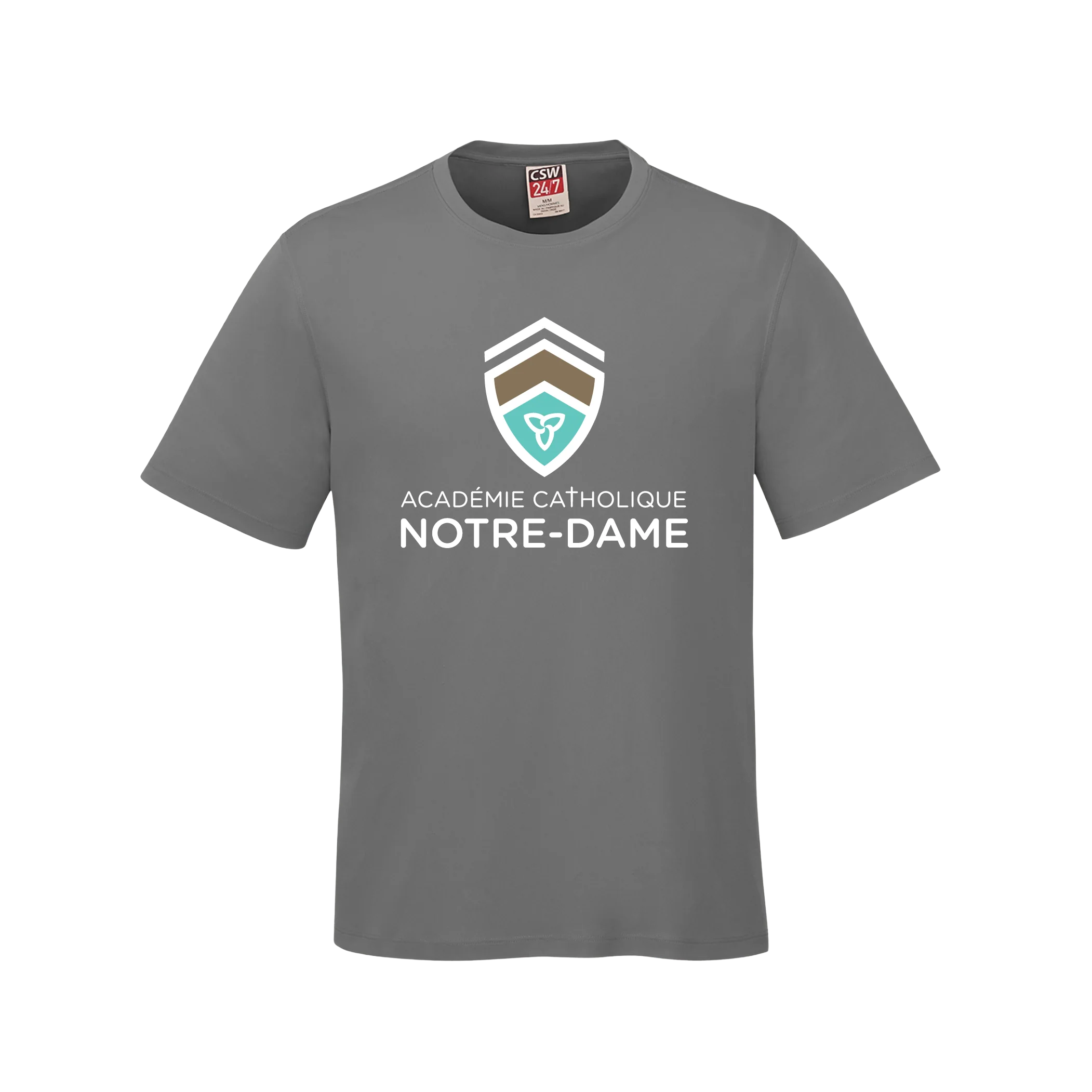 T-shirt en coton filé à anneaux pour jeunes
