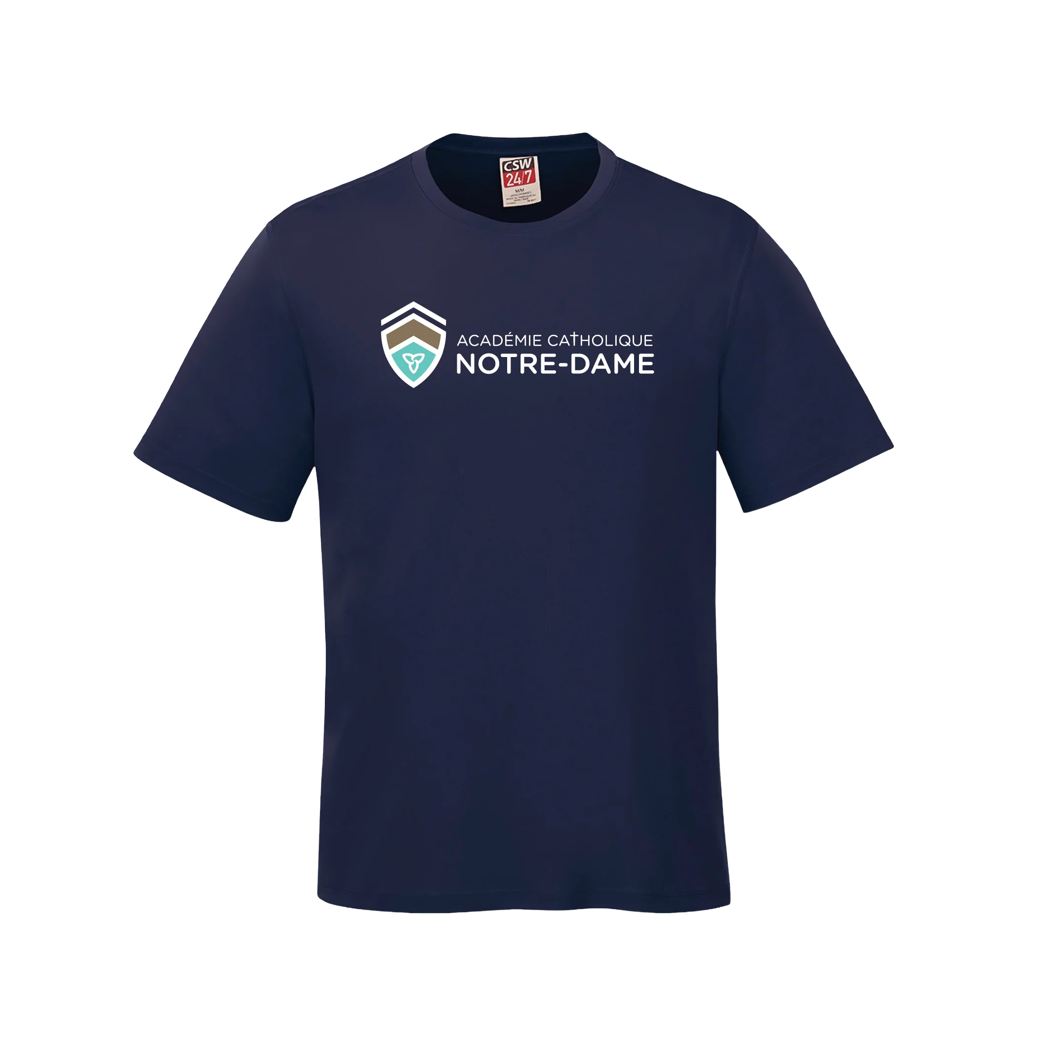 T-shirt en coton filé à anneaux pour jeunes