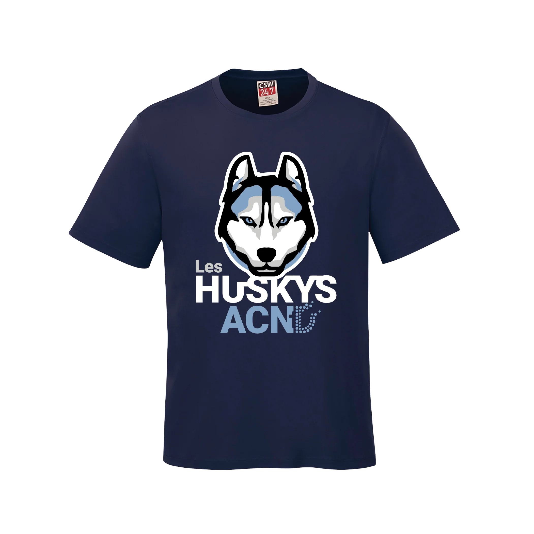 T-shirt en coton filé à anneaux pour jeunes