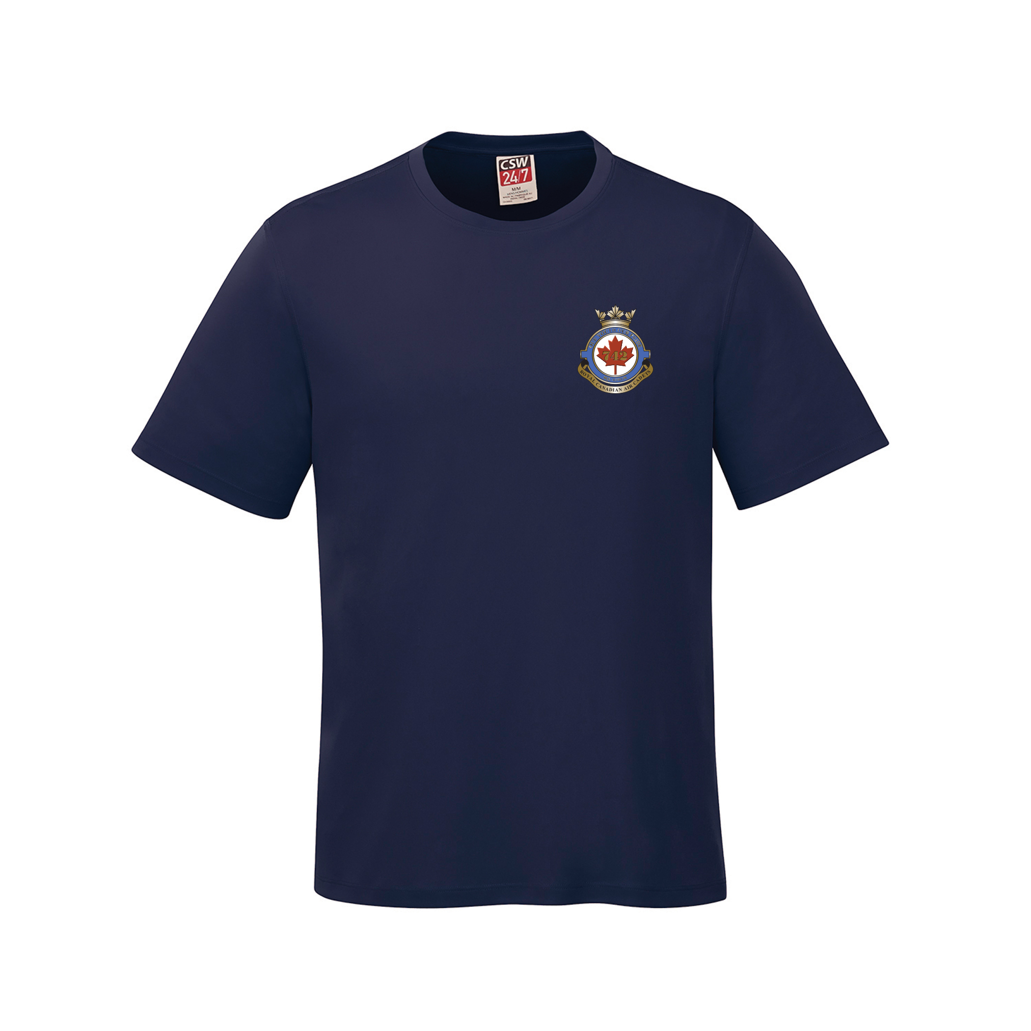 T-shirt adulte en coton filé à l'anneau