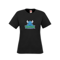 T-shirt femme en coton filé à l'anneau